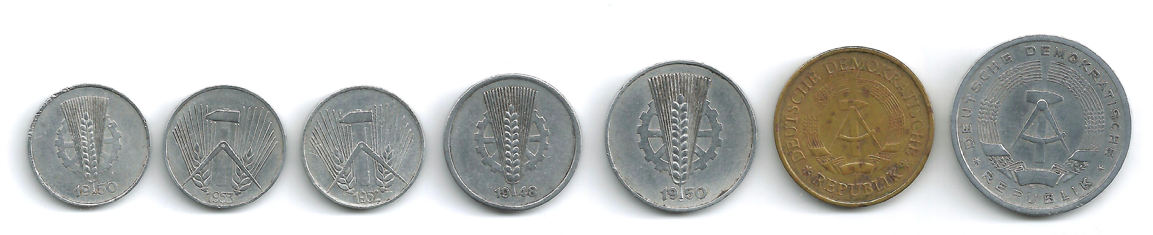 DDR Münzen 1948 bis 1969 