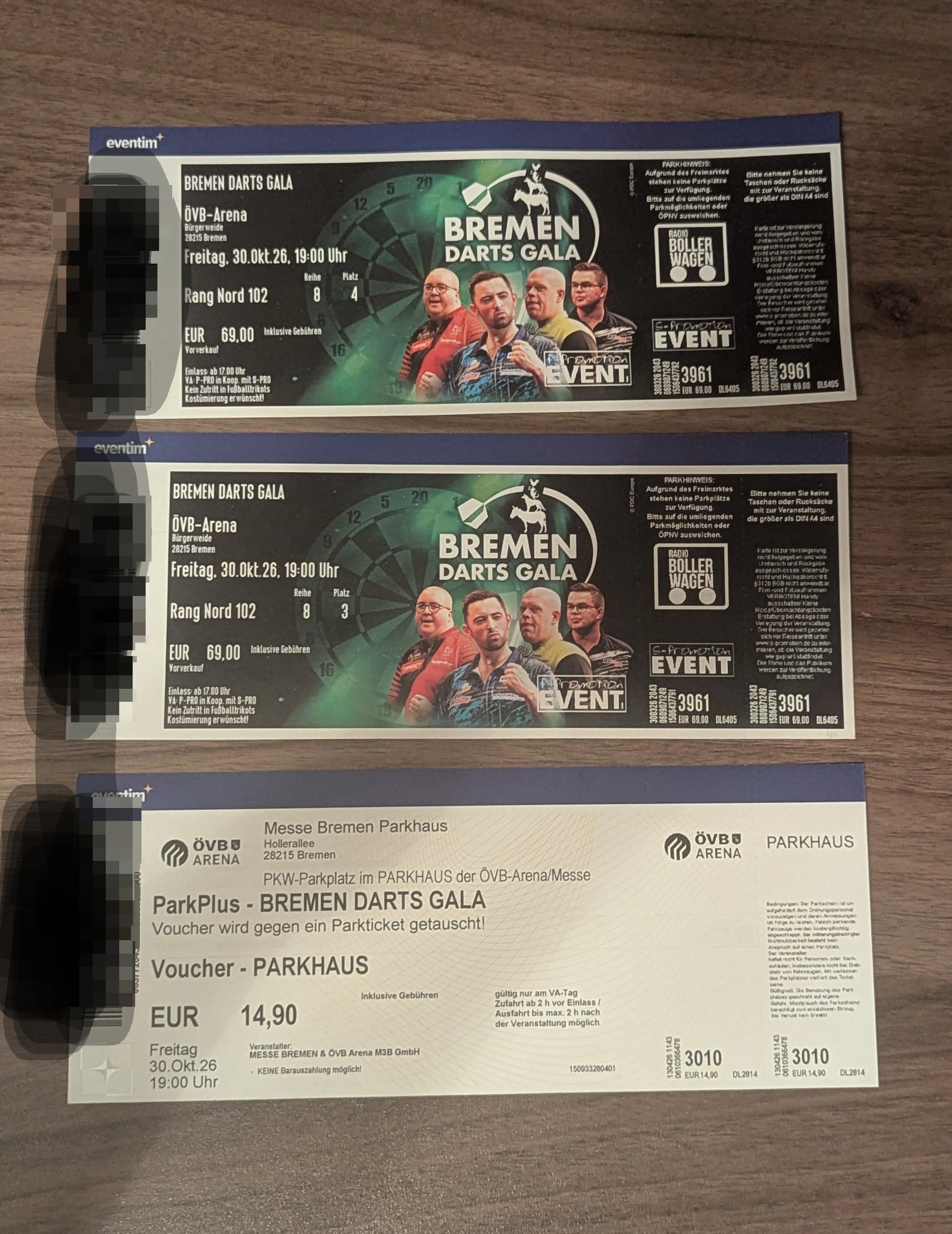Tickets Darts Gala 