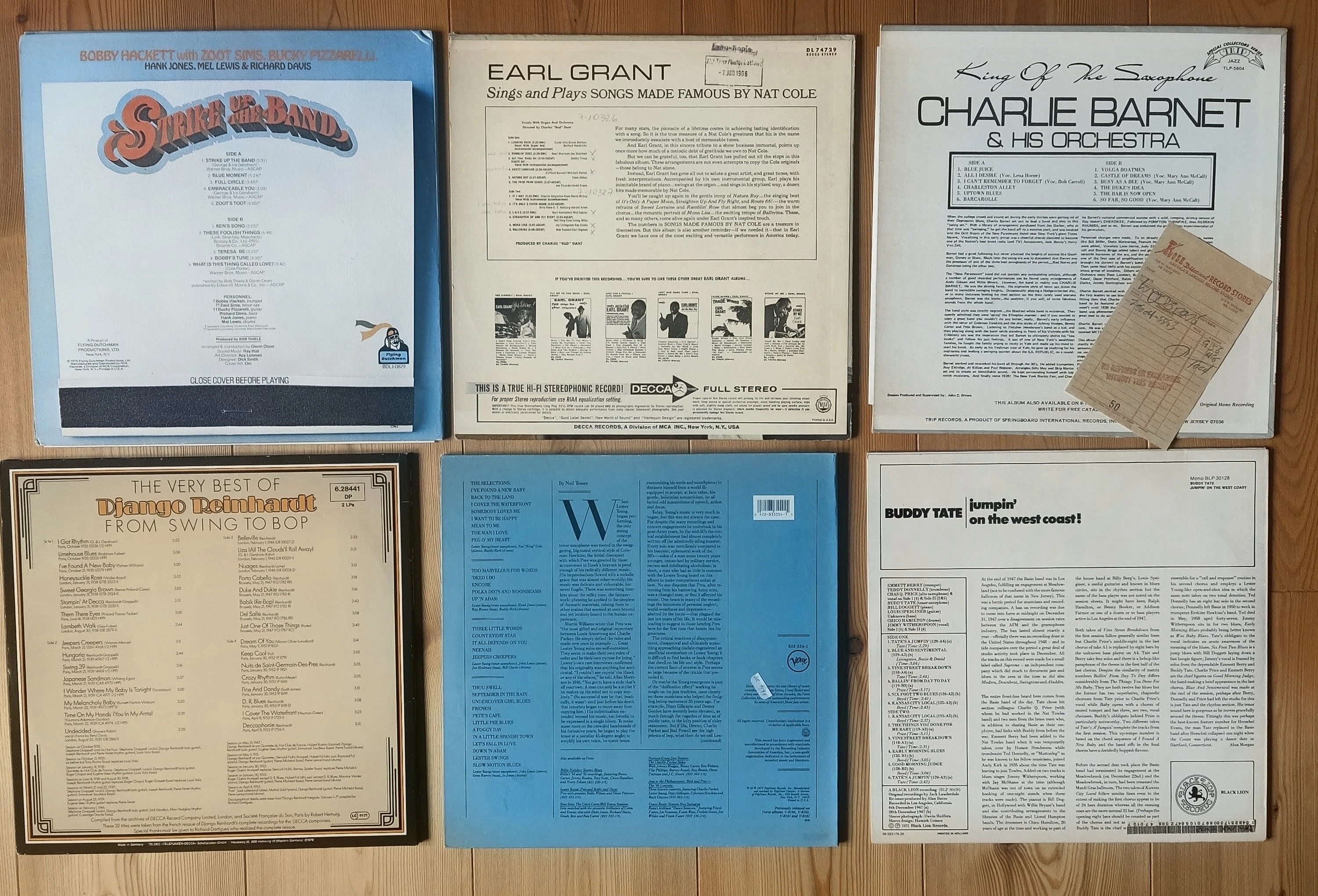 Jazz Swing Schallplatten