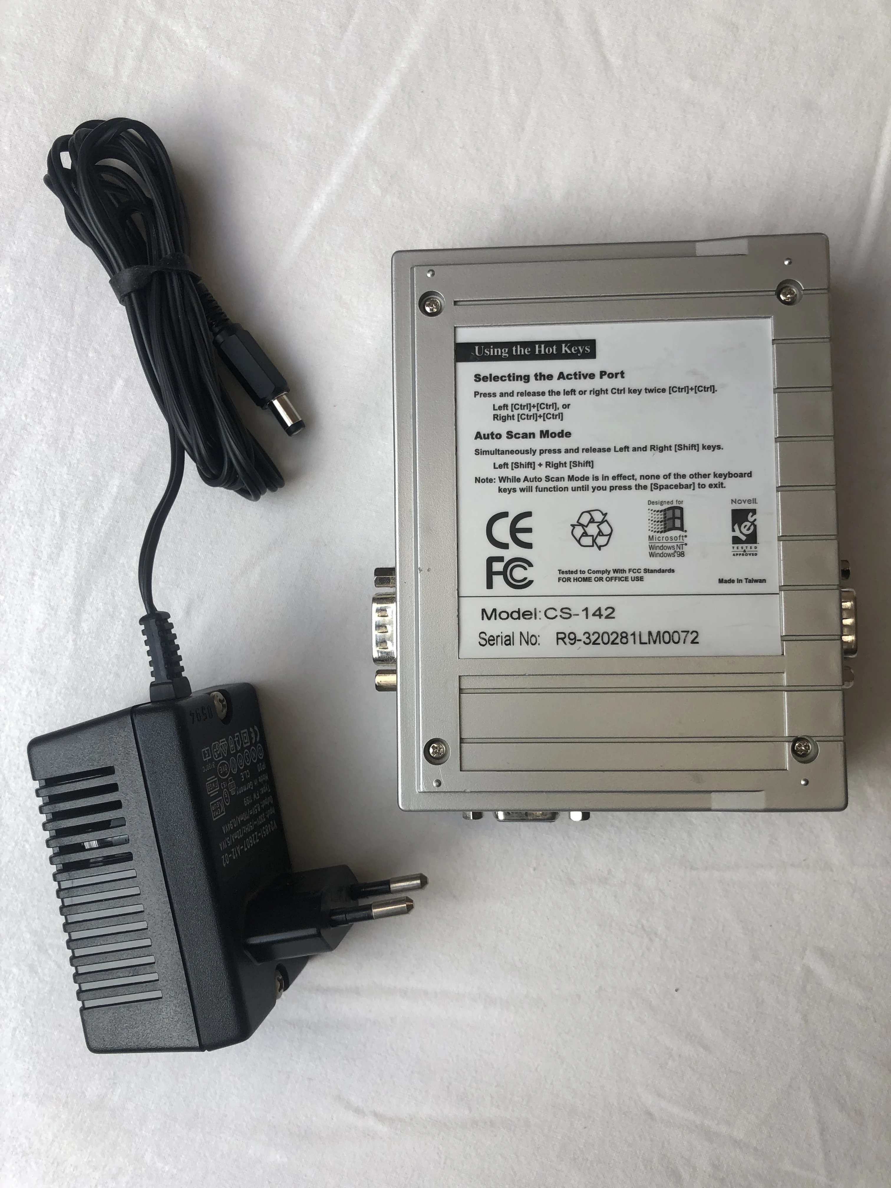 KVM-Switch / PC-Umschalter Aten CS-142 