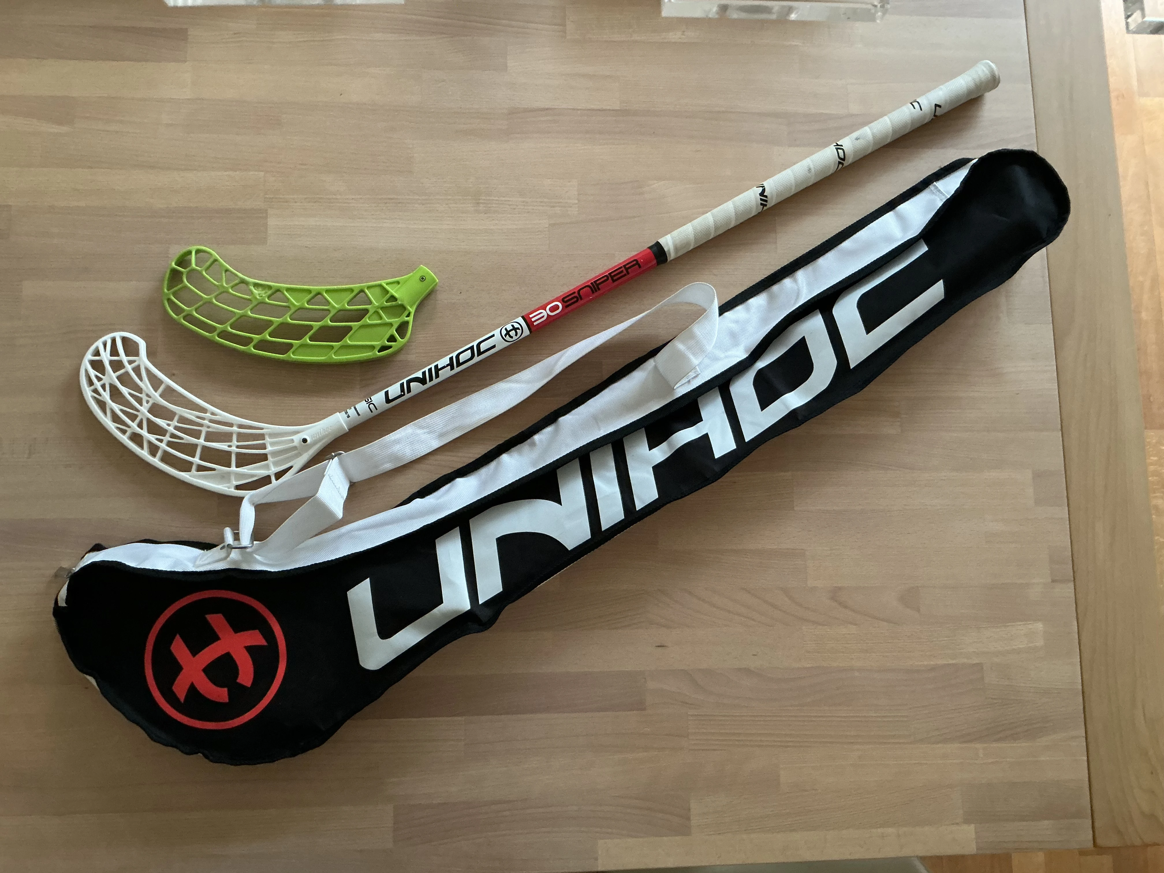 Floorballschläger 80 cm mit Tasche