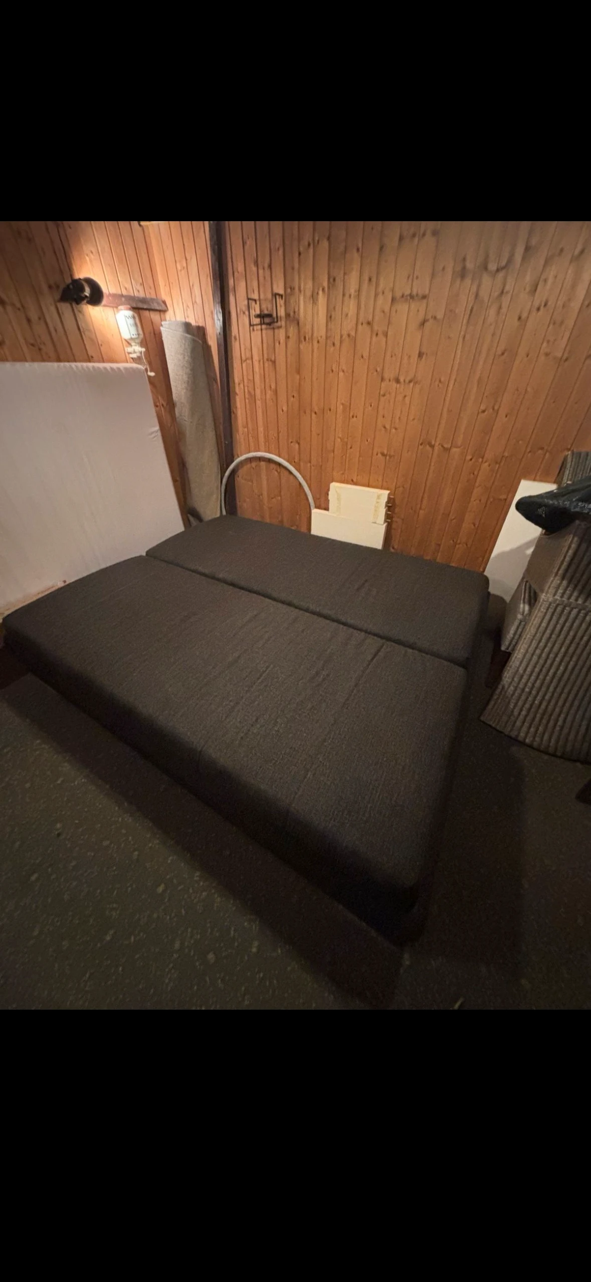 Sofa ausgezogen als 2er-Bett