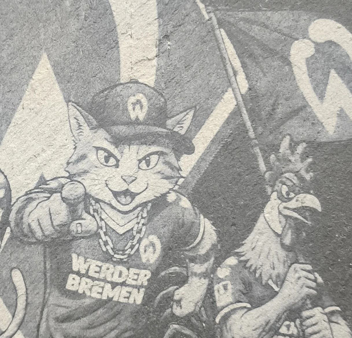 Werder Fan-Art Schieferplatte 