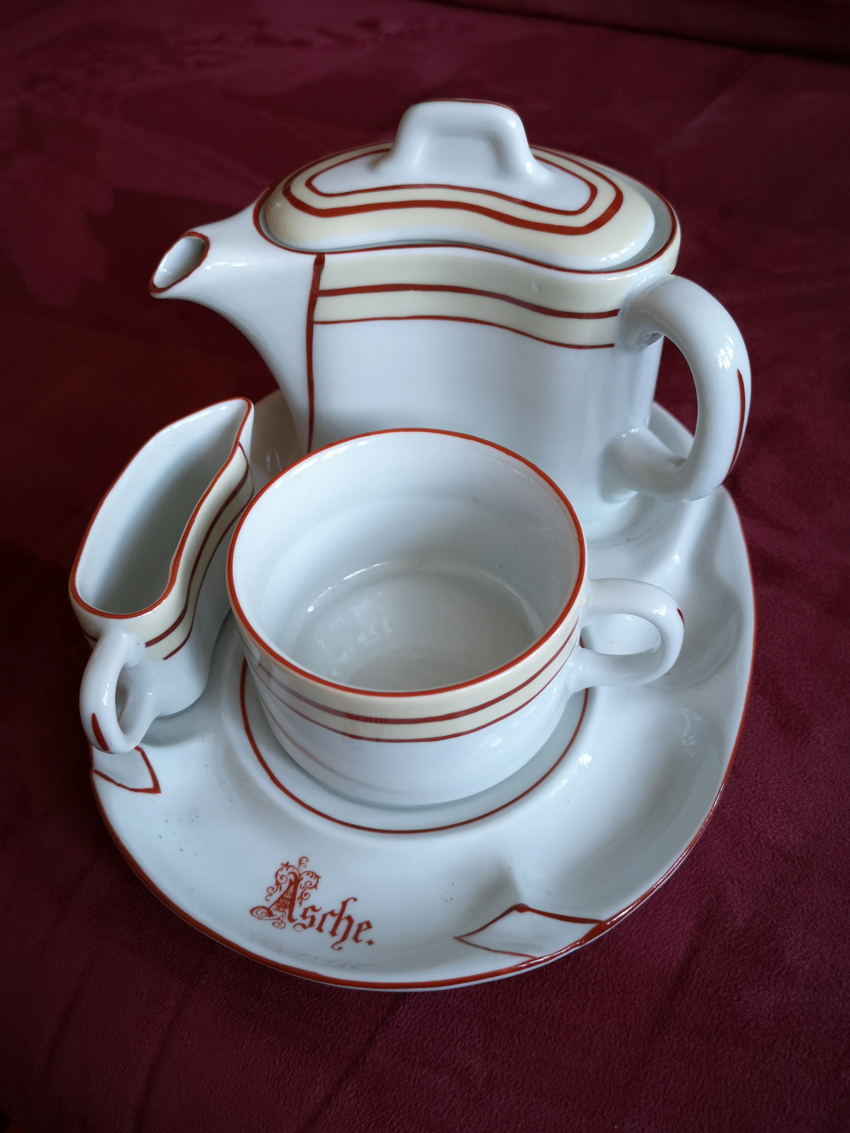 Speisewagen-Kaffeegedeck