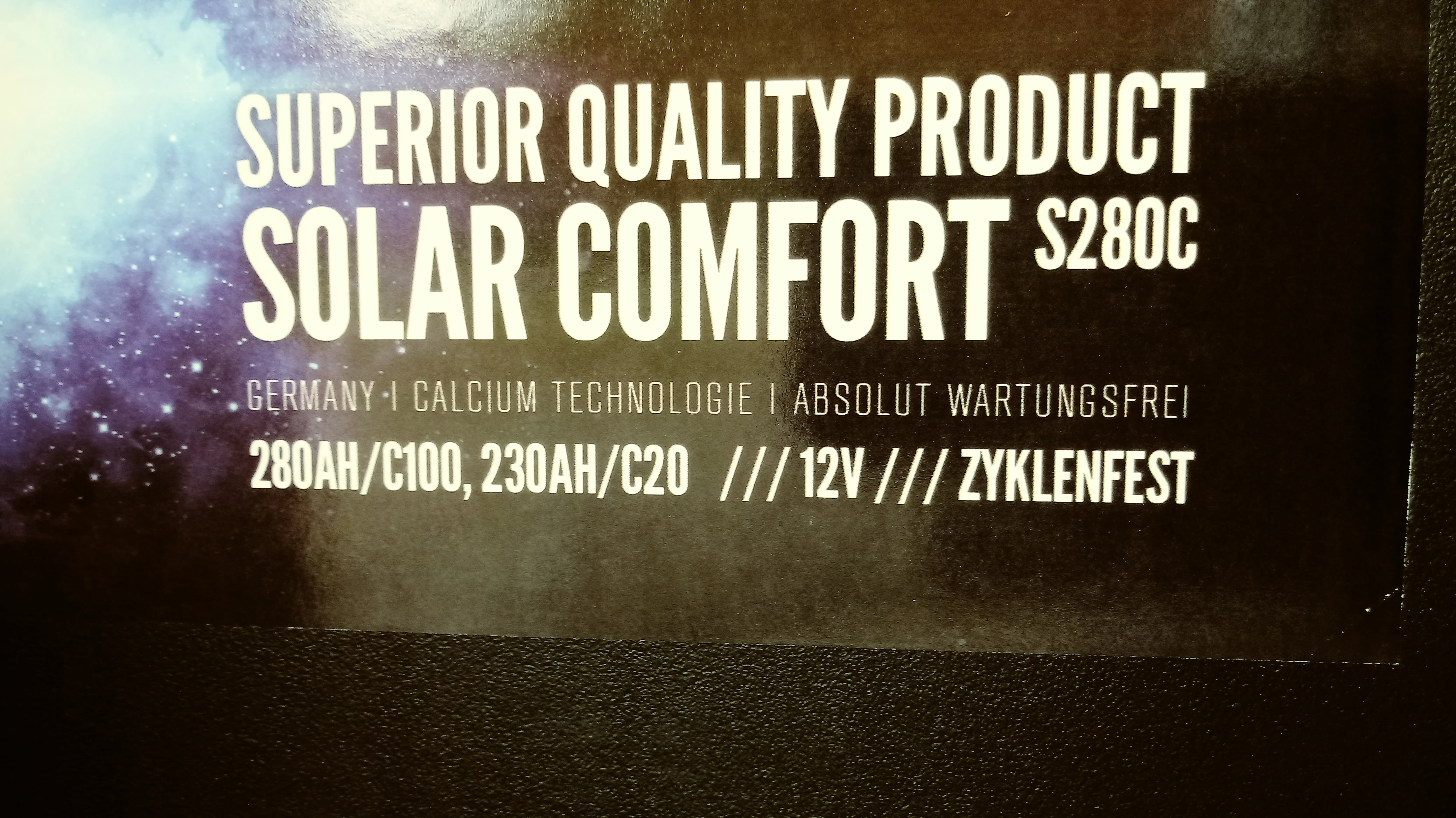 SIGA  Solar Batterie 280 AH/ 230 AH