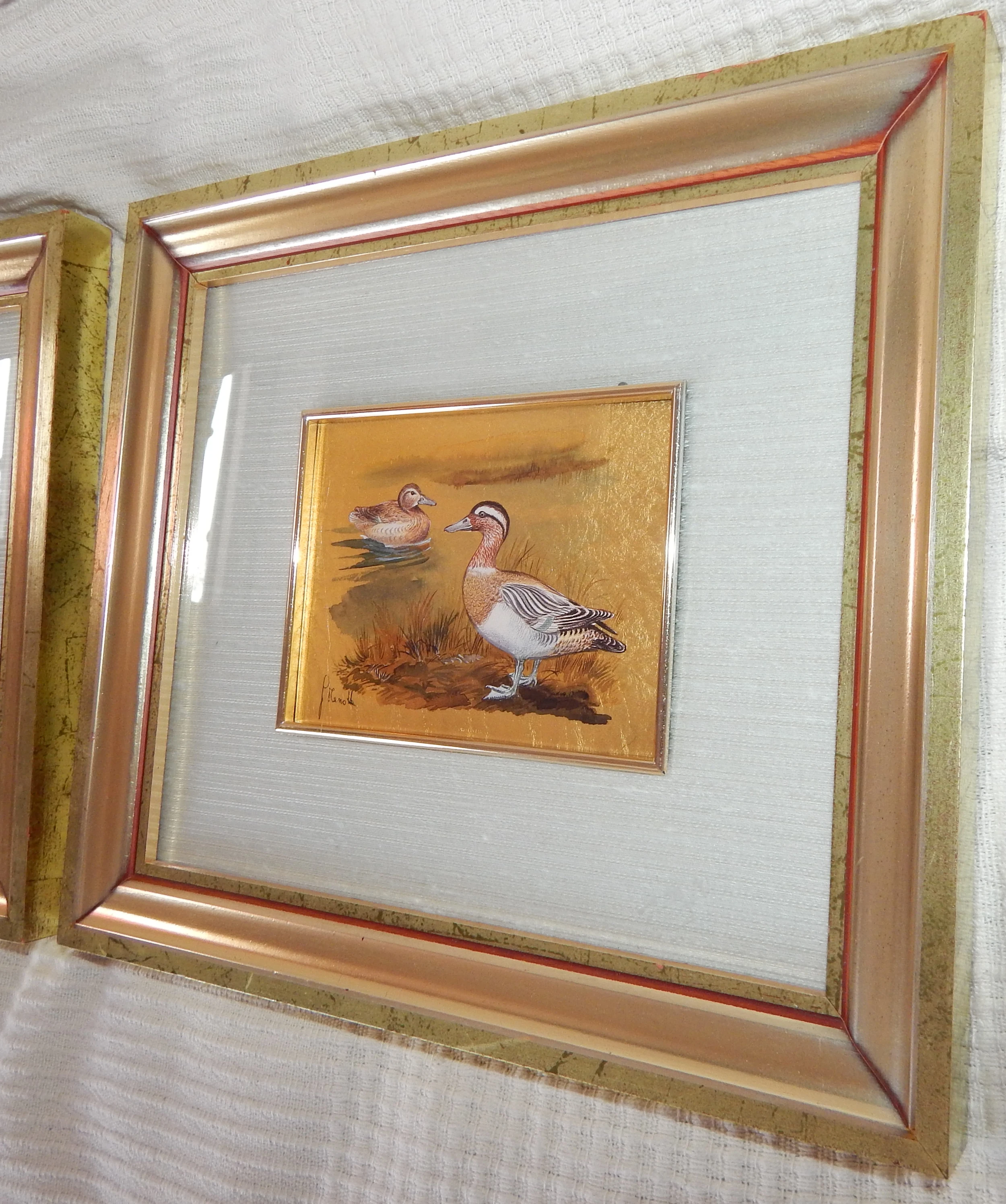 Kunstlithografie auf echter Goldfolie