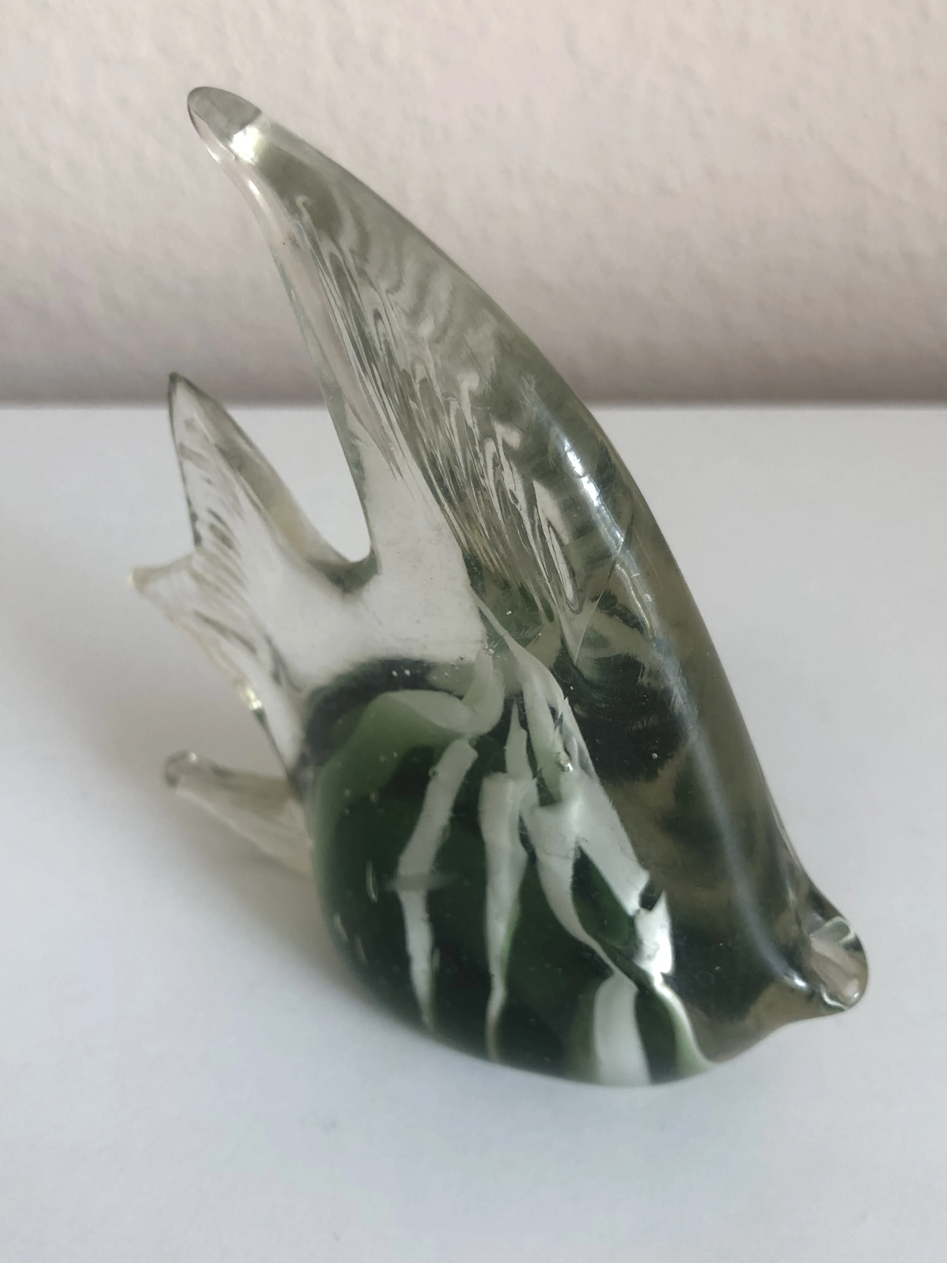 Glas Kunst Engel Fisch im Murano Stil 
