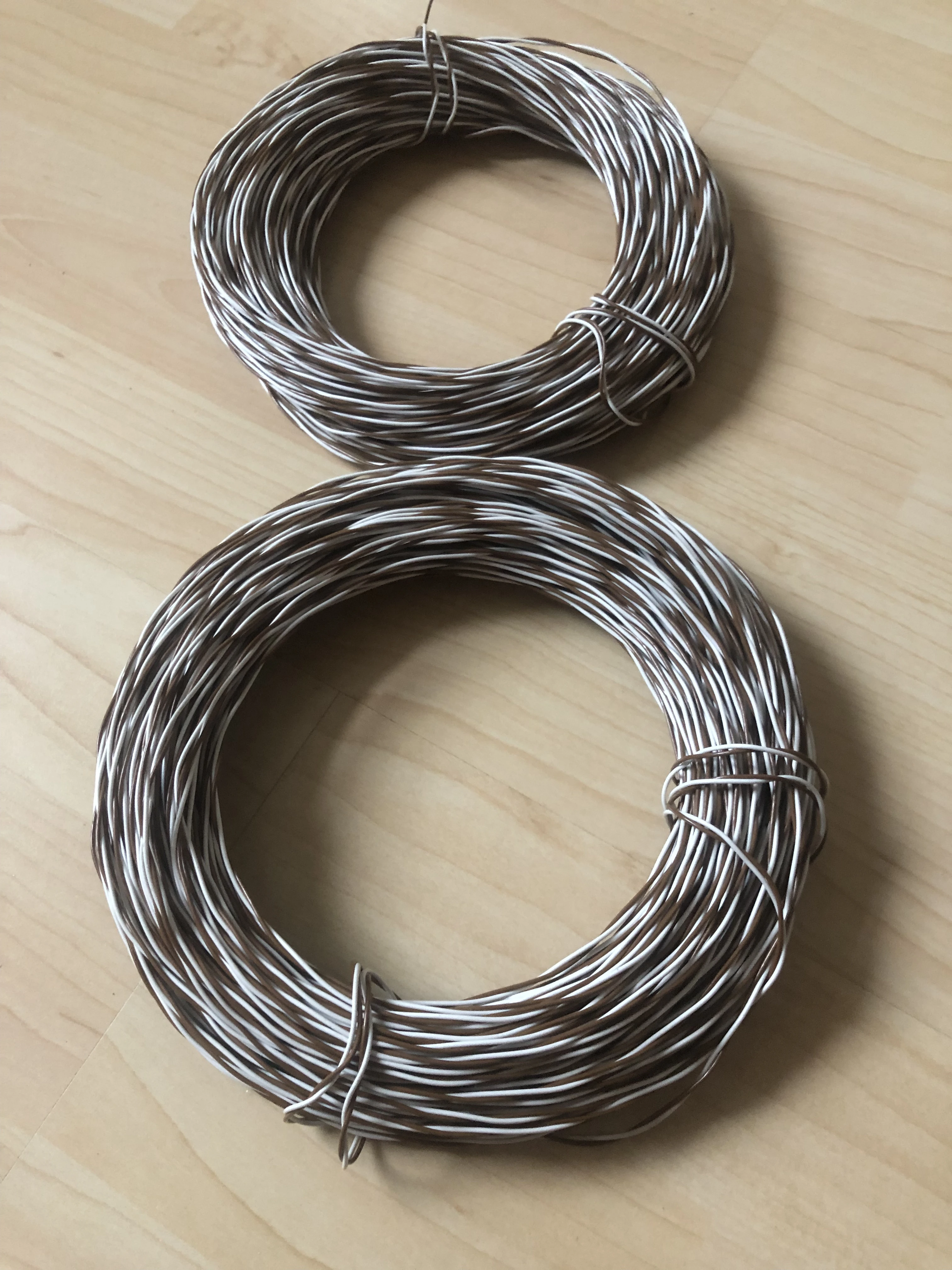   Rangier- Kupfer-Draht YV 2 x 0.6 mm 
