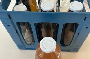 Saft Flaschen