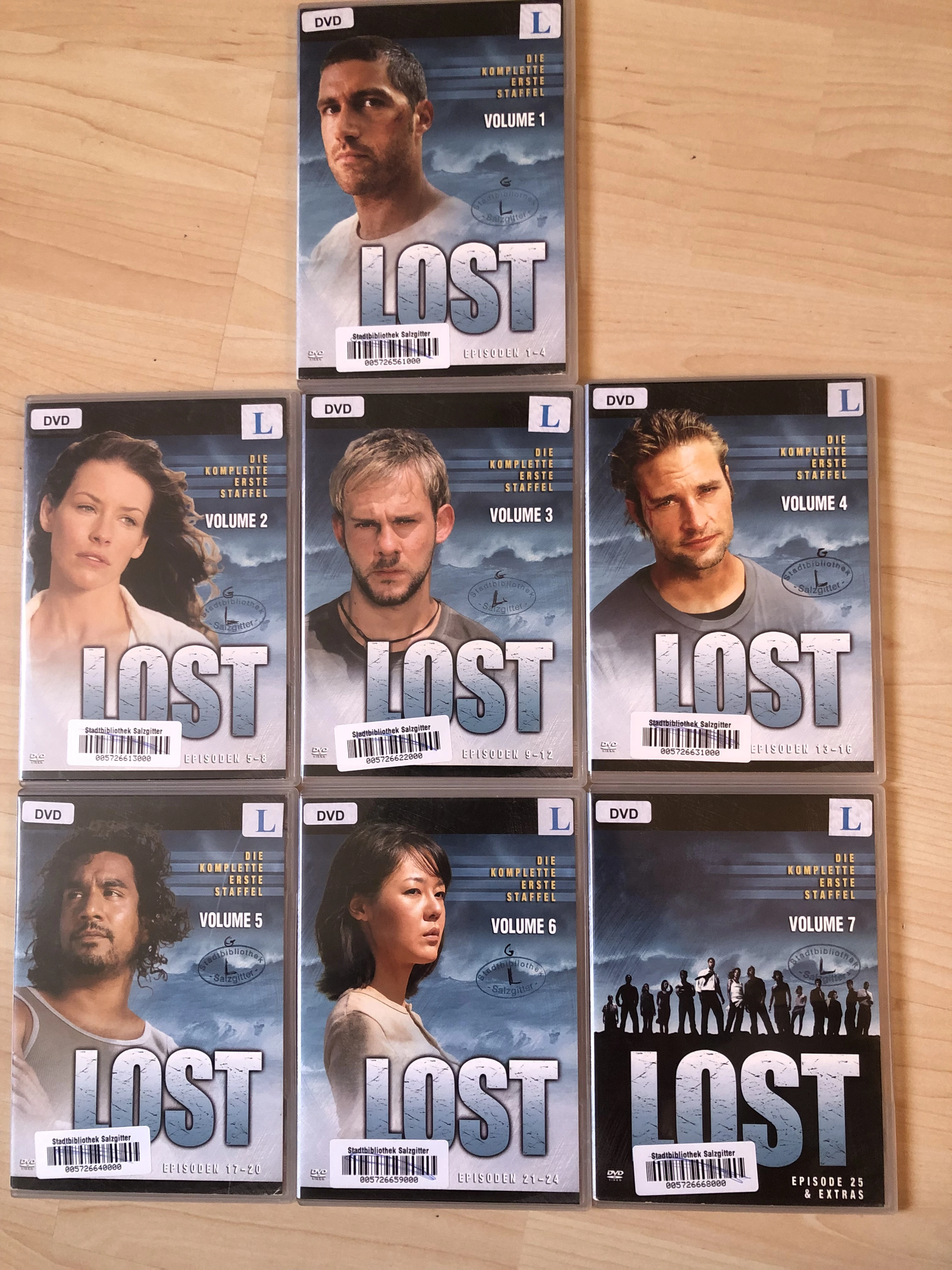 Lost - Die komplette erste Staffel - 7 DVDs 