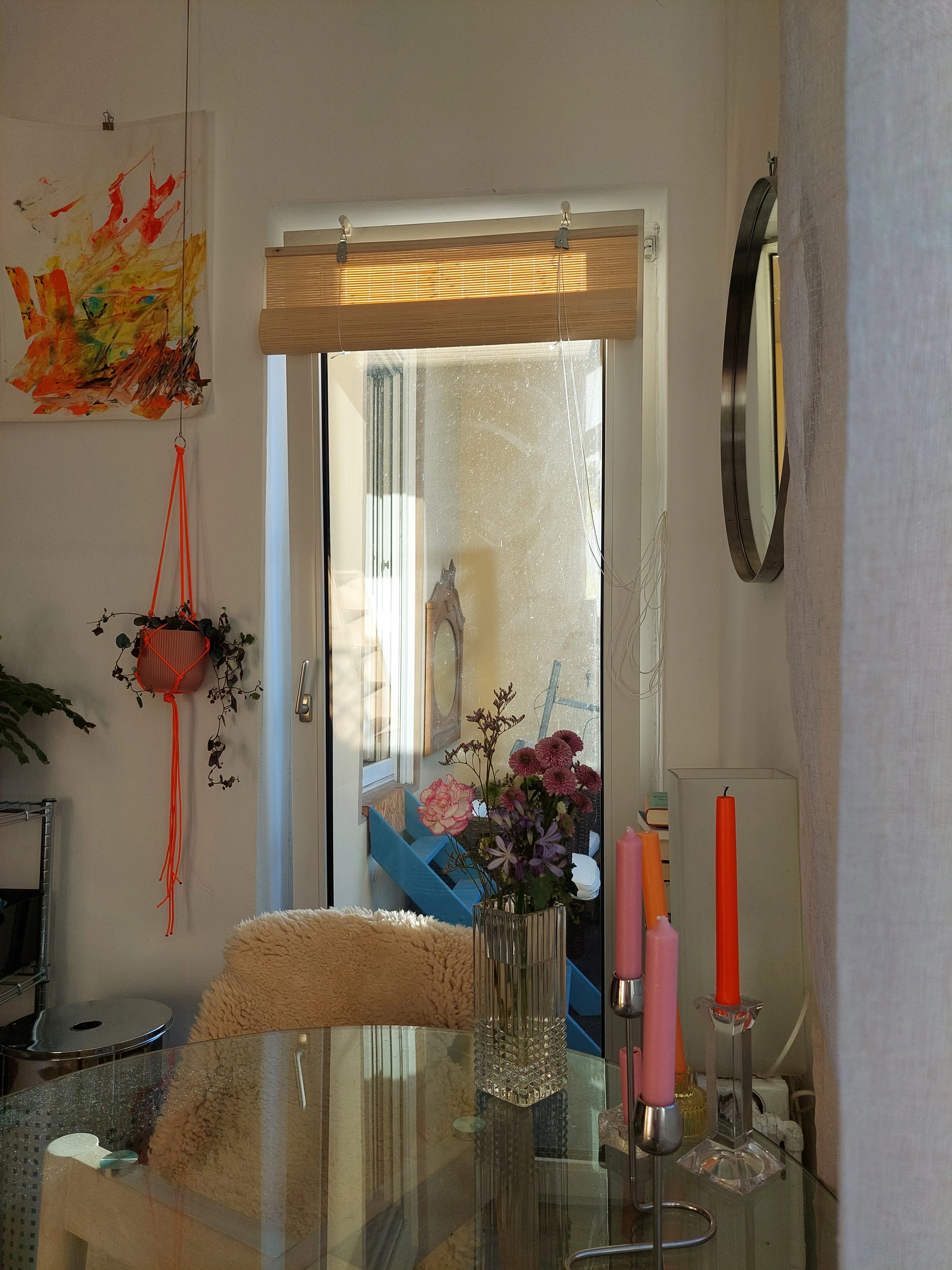 Blick vom Sitzplatz