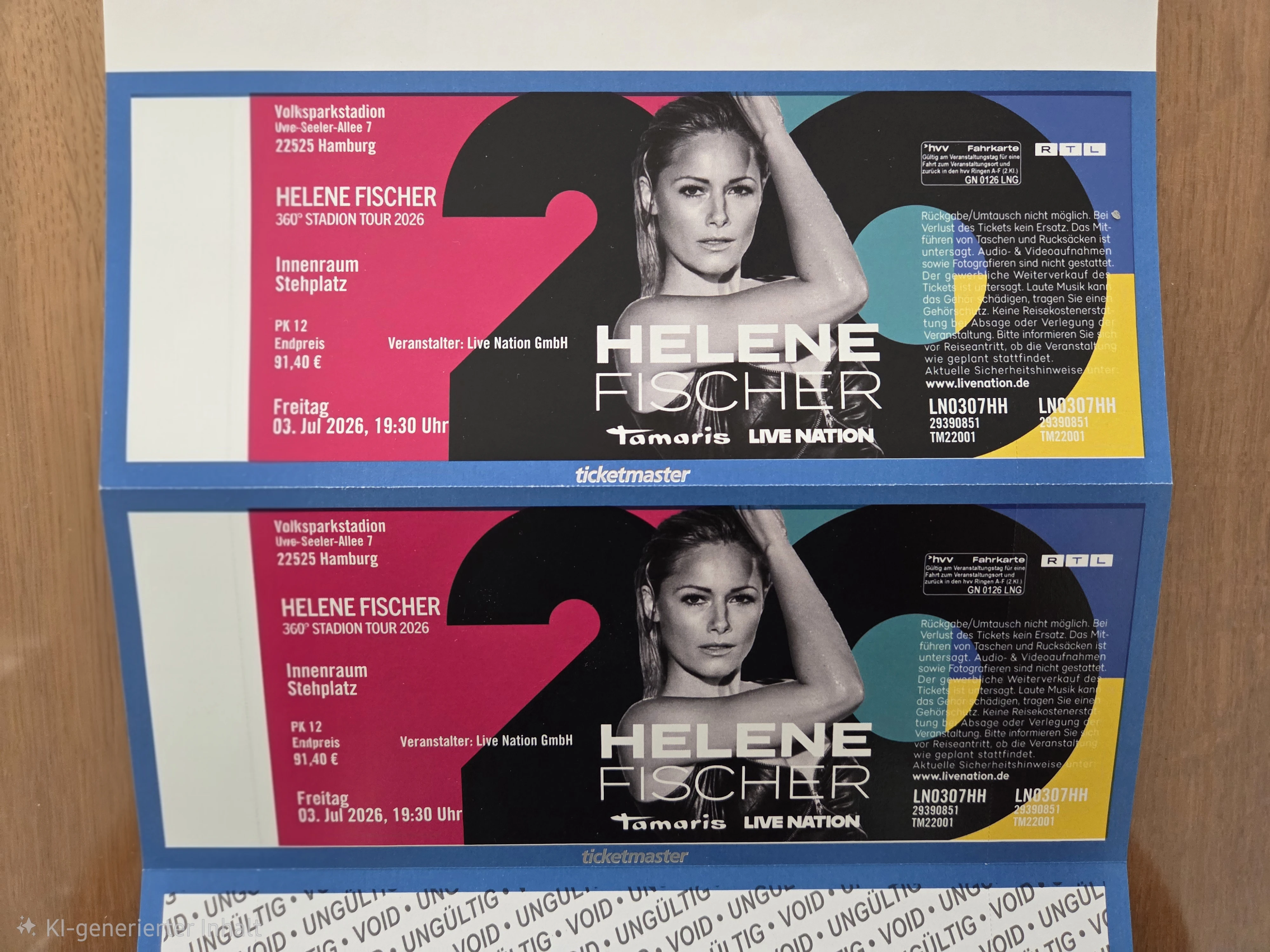 2x Ticket