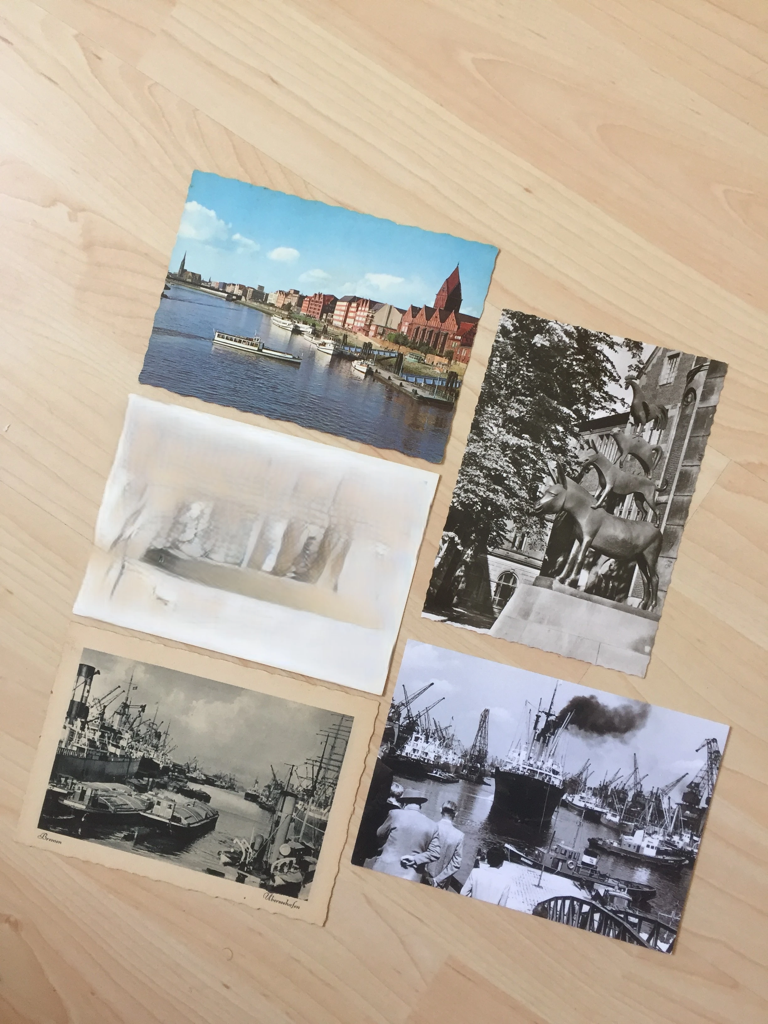 Alte Bremen Postkarten um 1950 