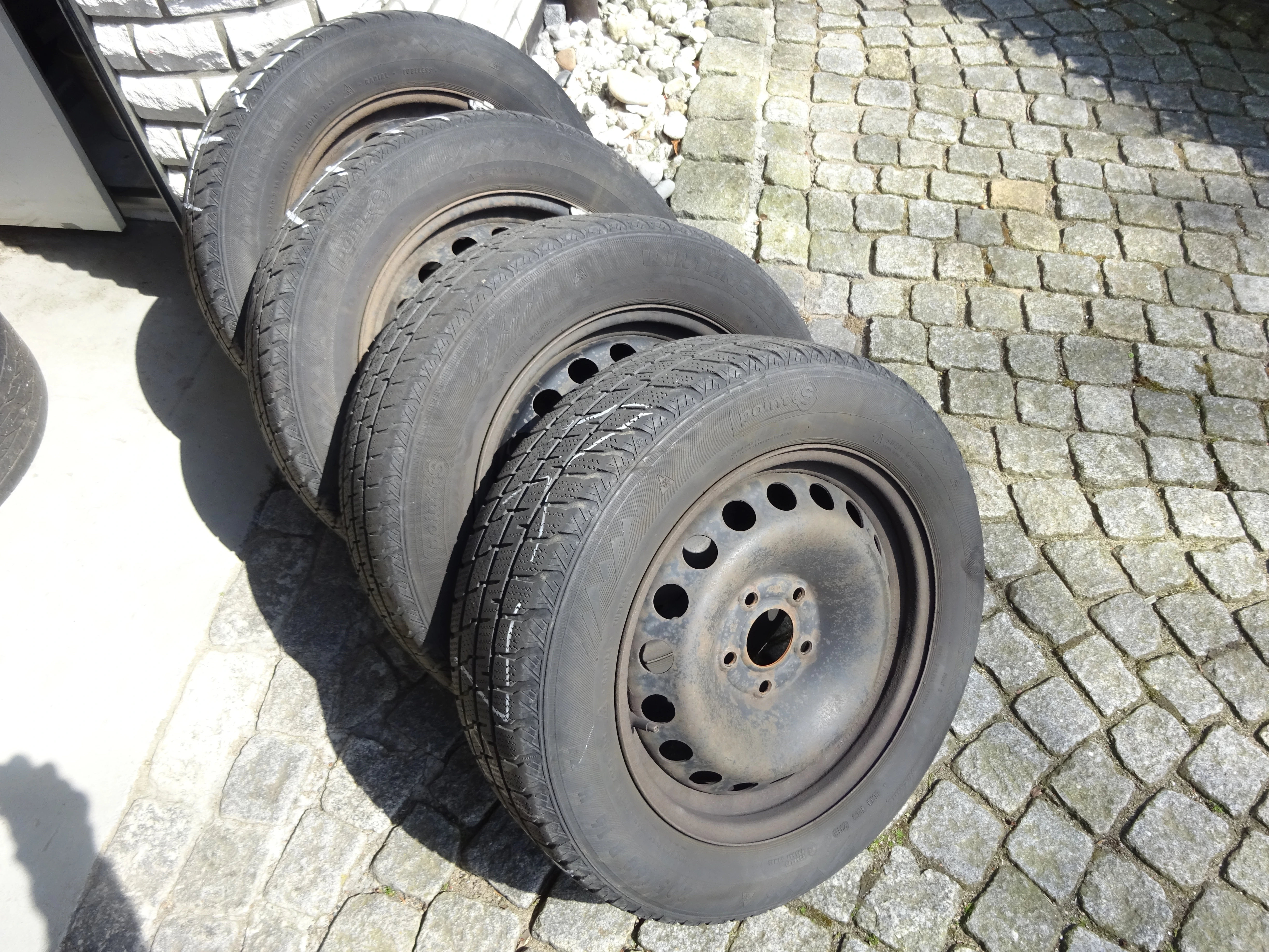 4 Stahlfelgen mit WR