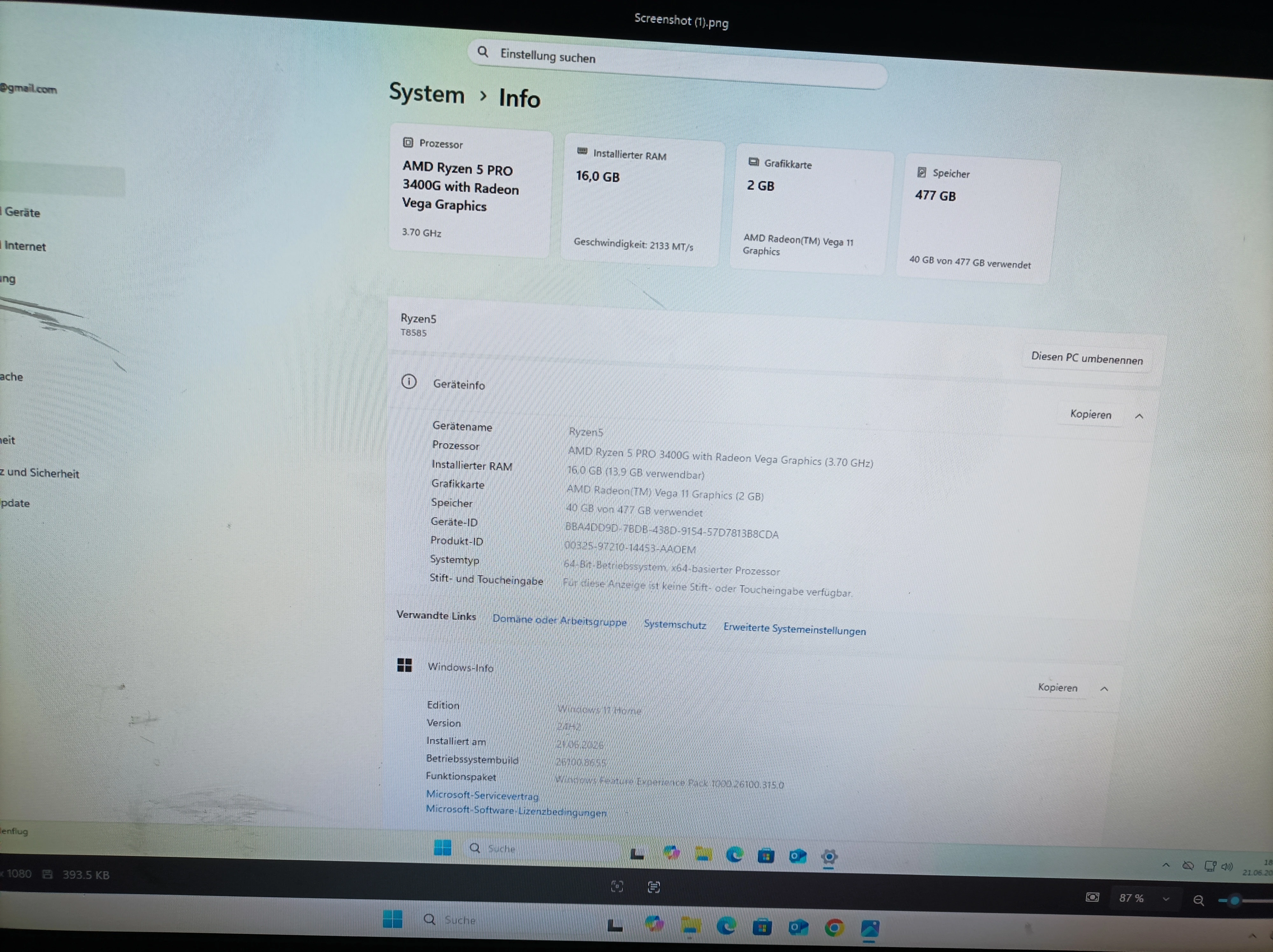 Systeminfo 