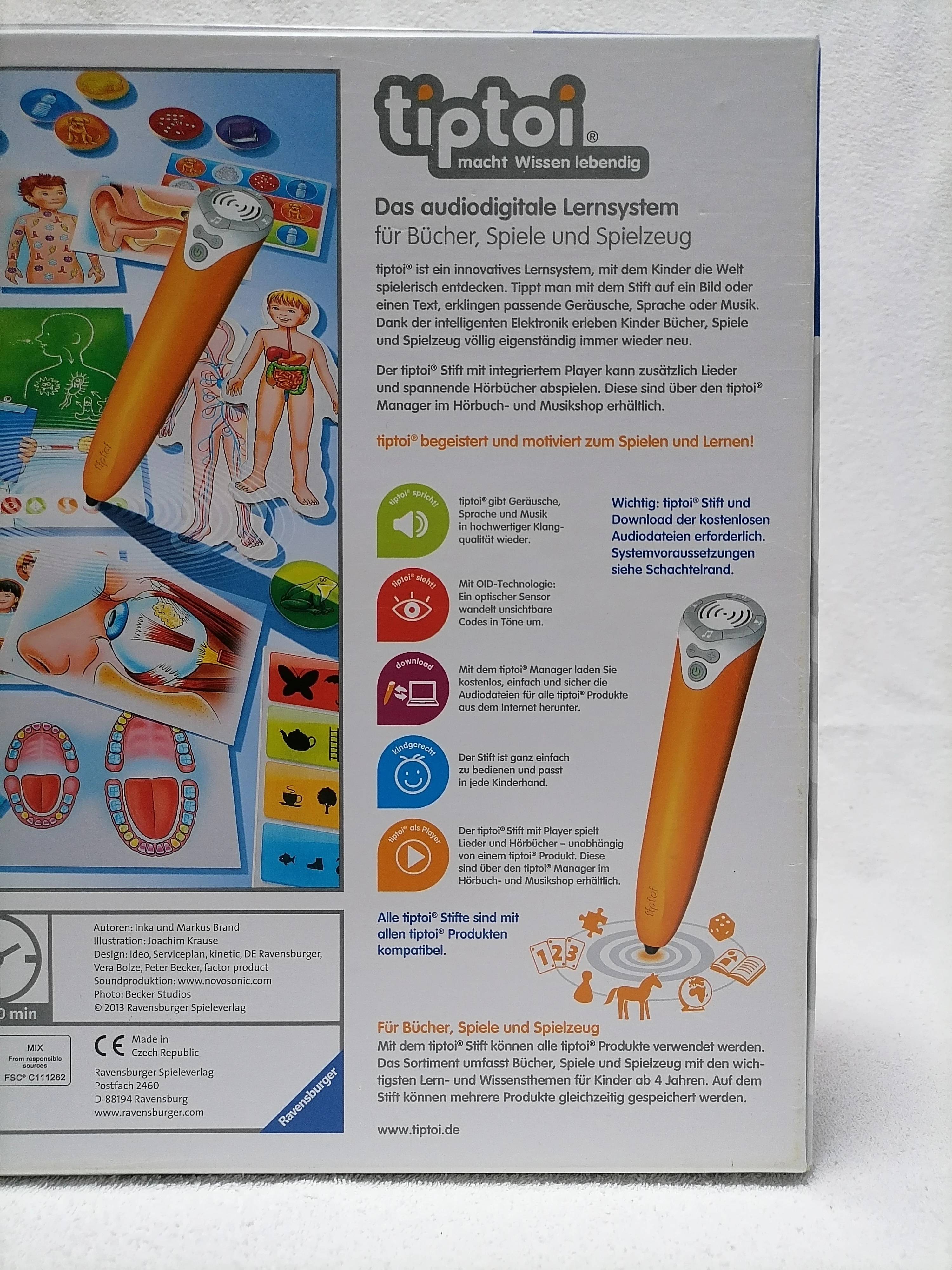 Ravensburger tiptoi - Dein Körper und Du - 00560