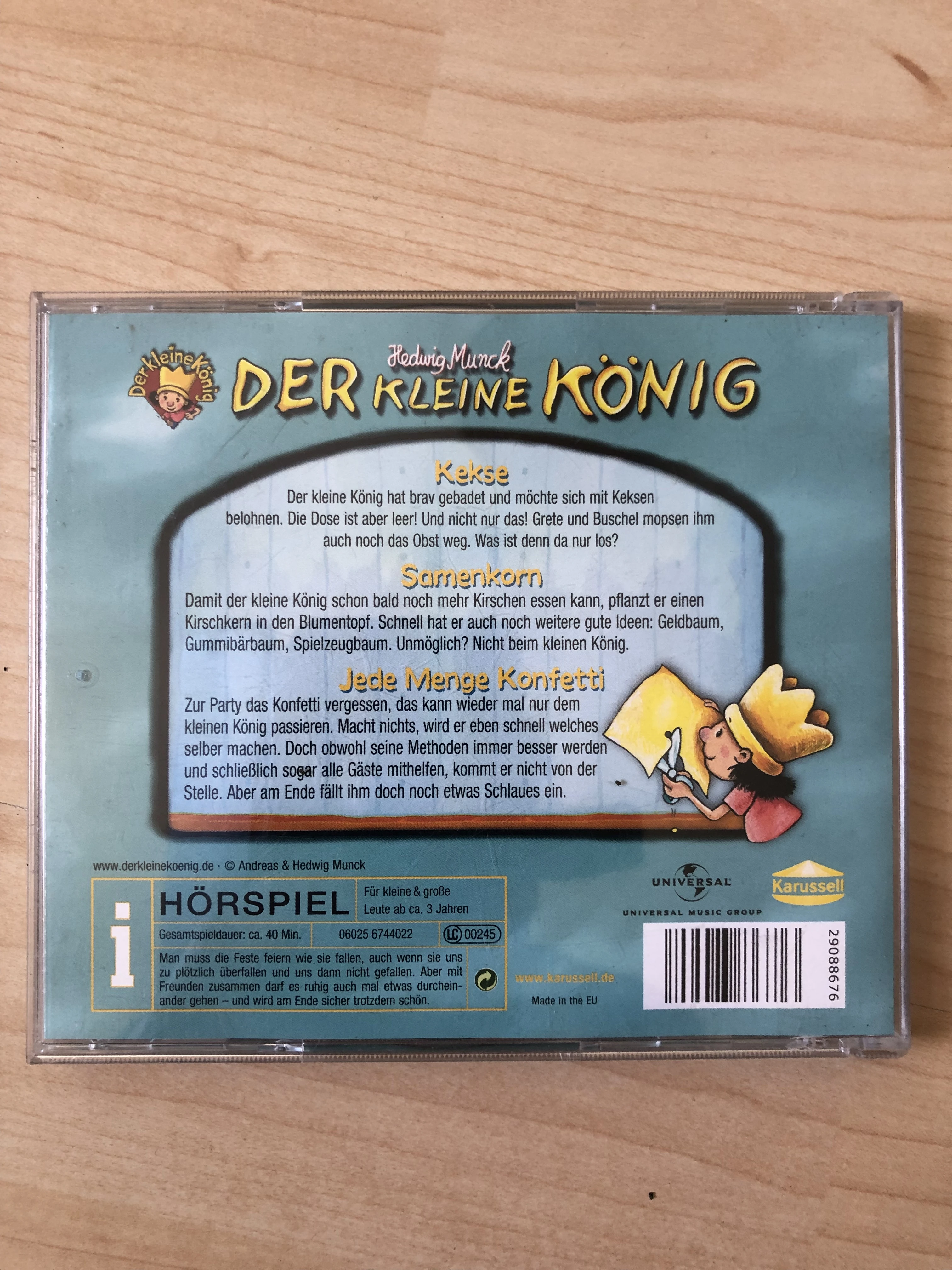 Der kleine König - Kekse und Konfetti CD