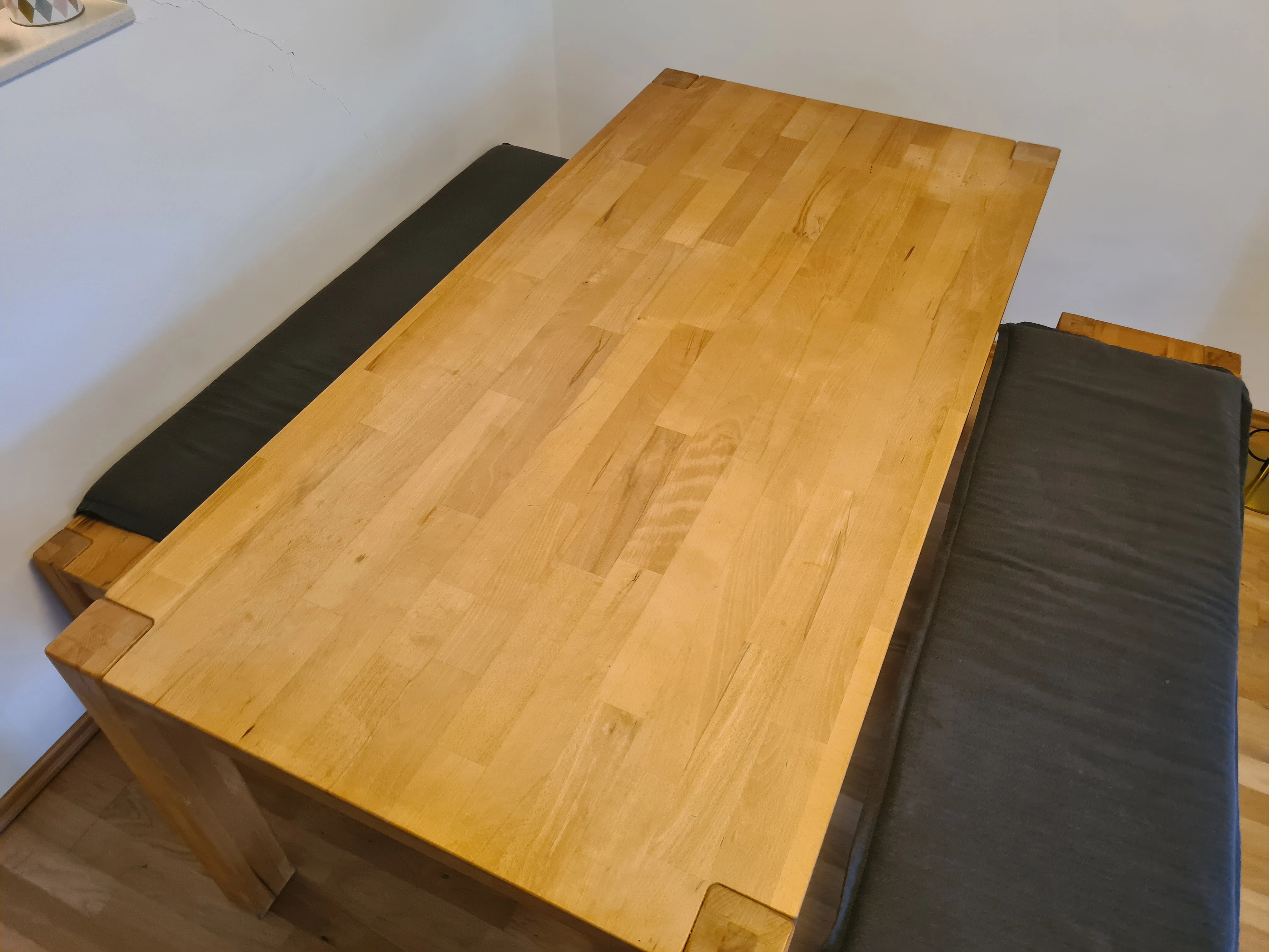 Tisch von oben