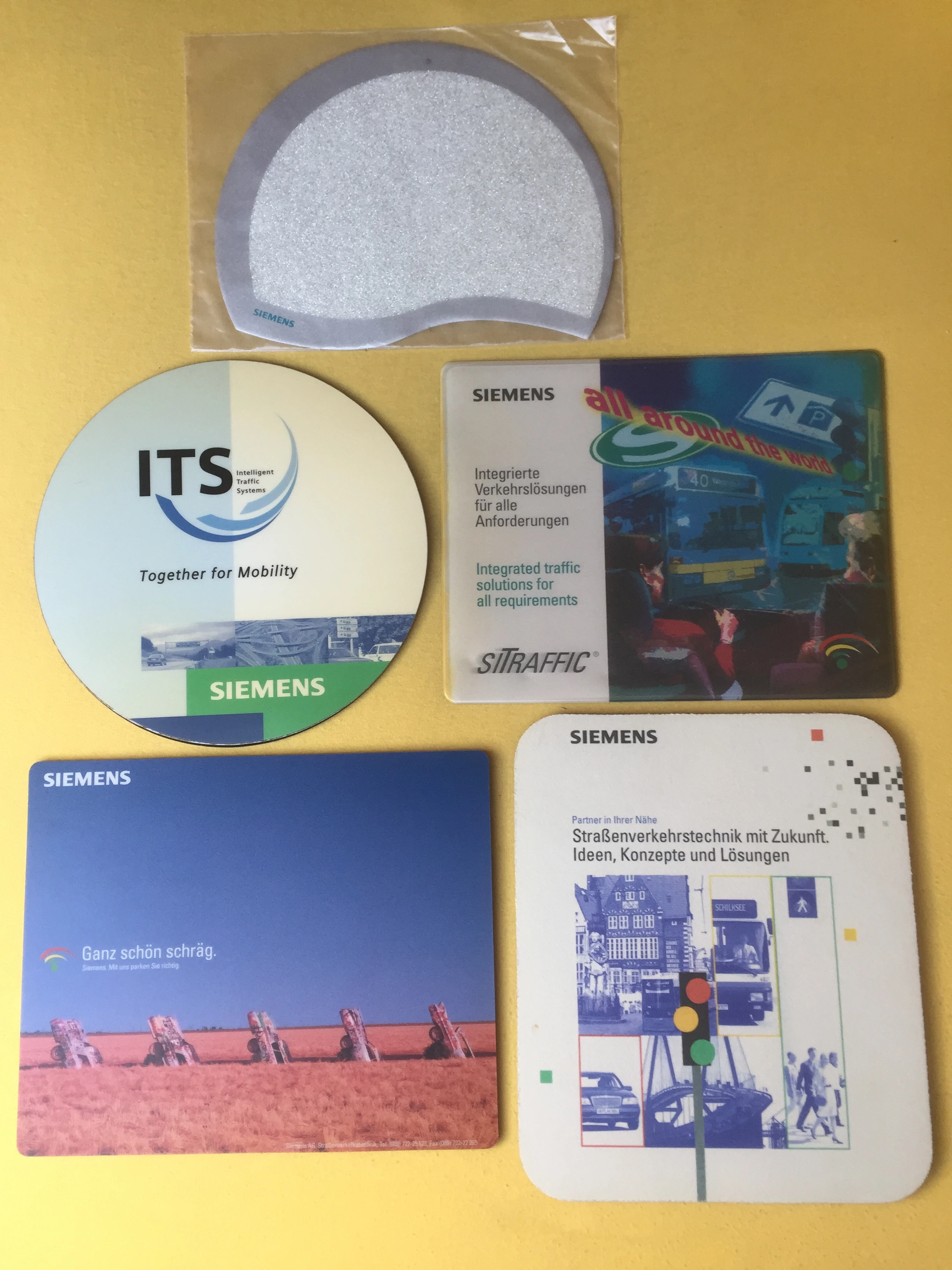 Werbe Mousepad / Mauspad von Siemens 