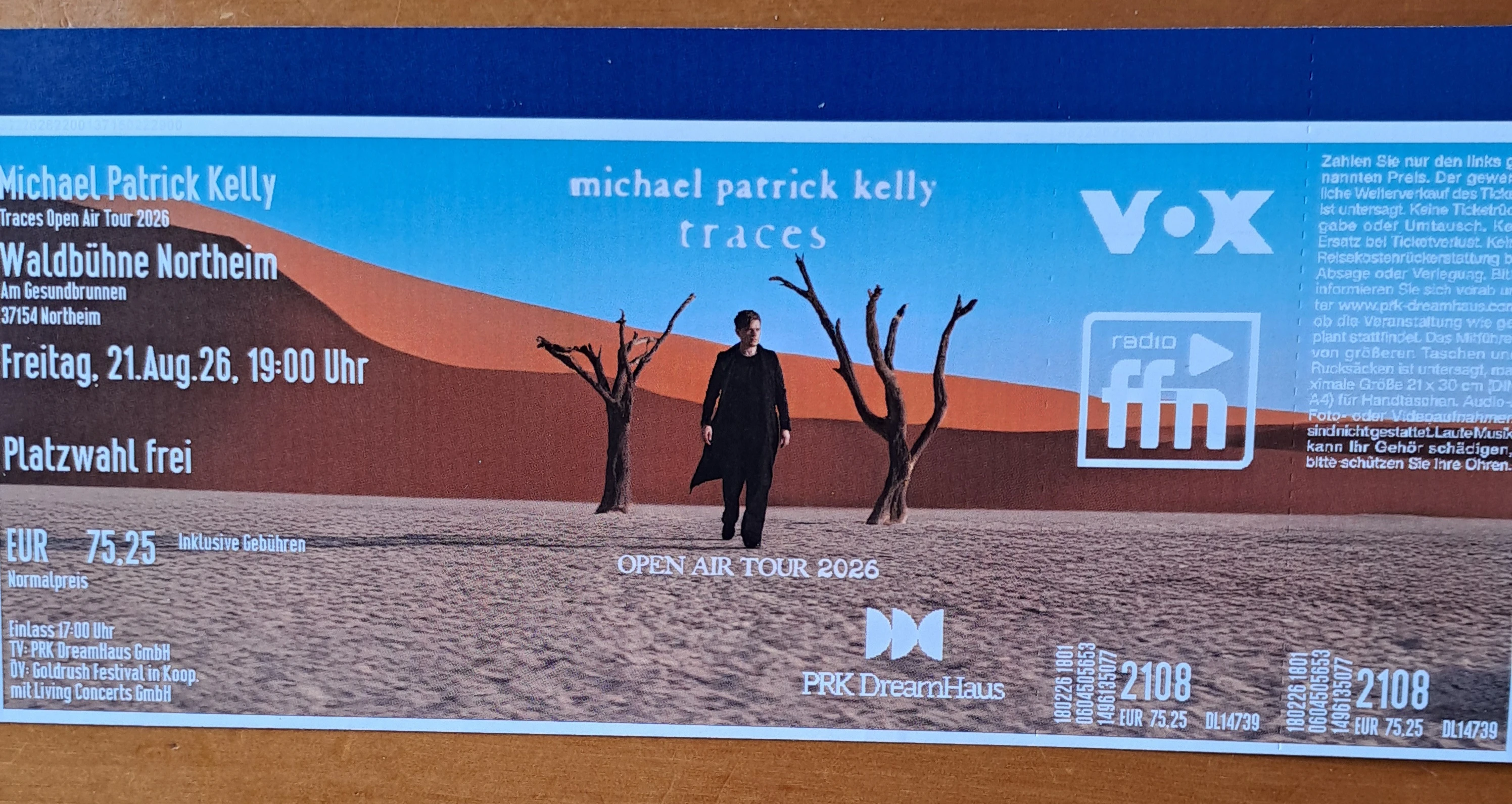 Michael Patrick Kelly- Traceses