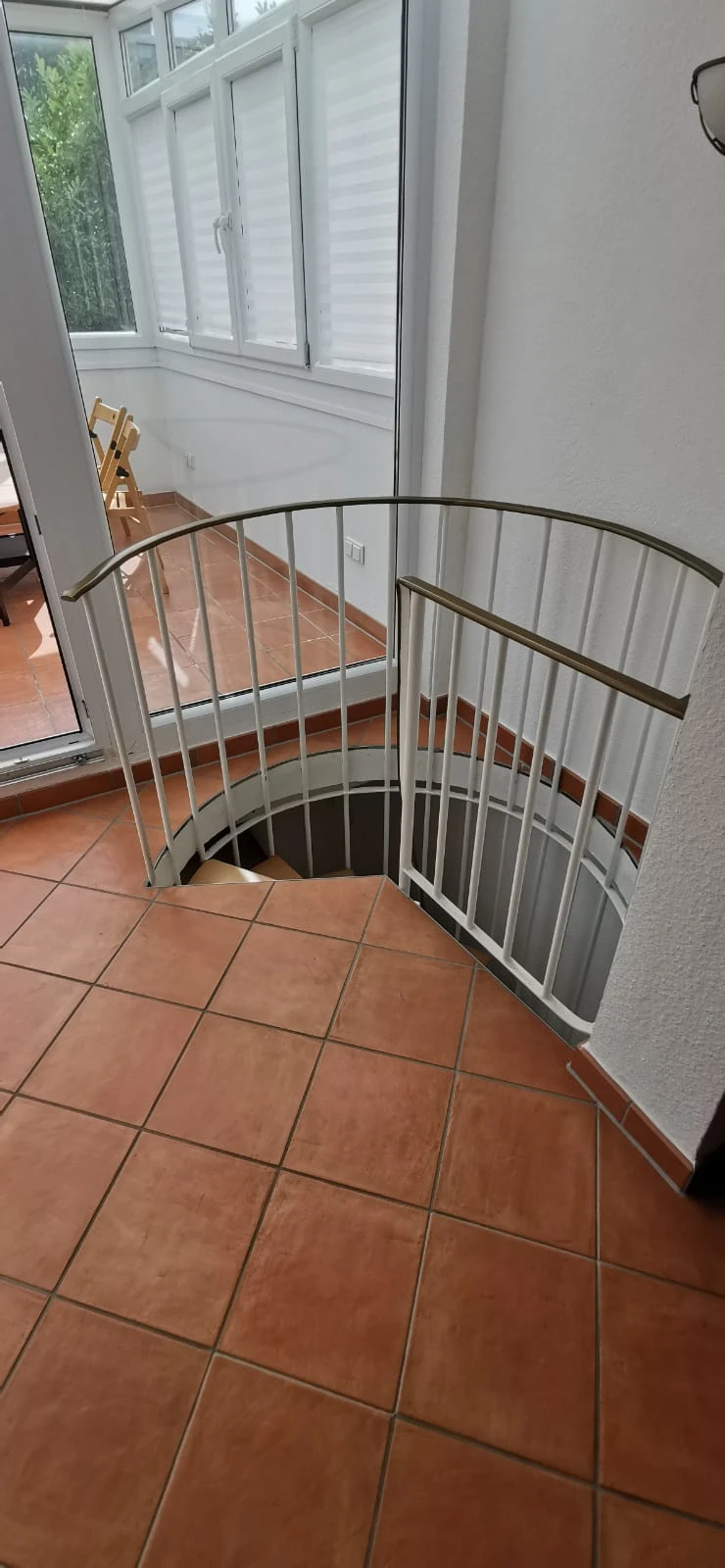 Treppe zum unteren Zimmer