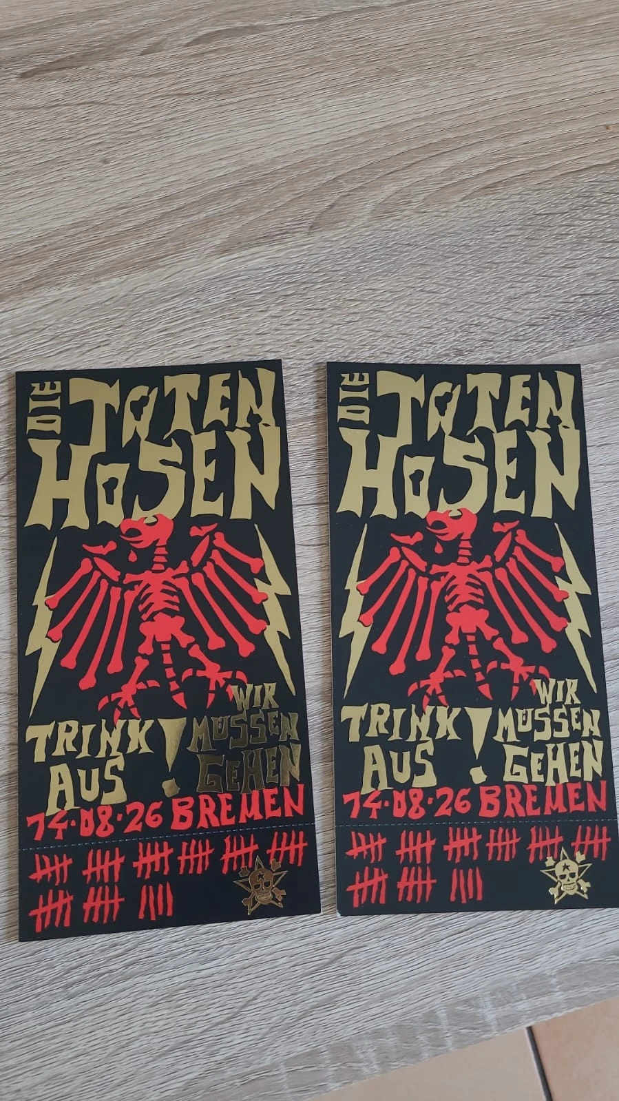 Stehtickets