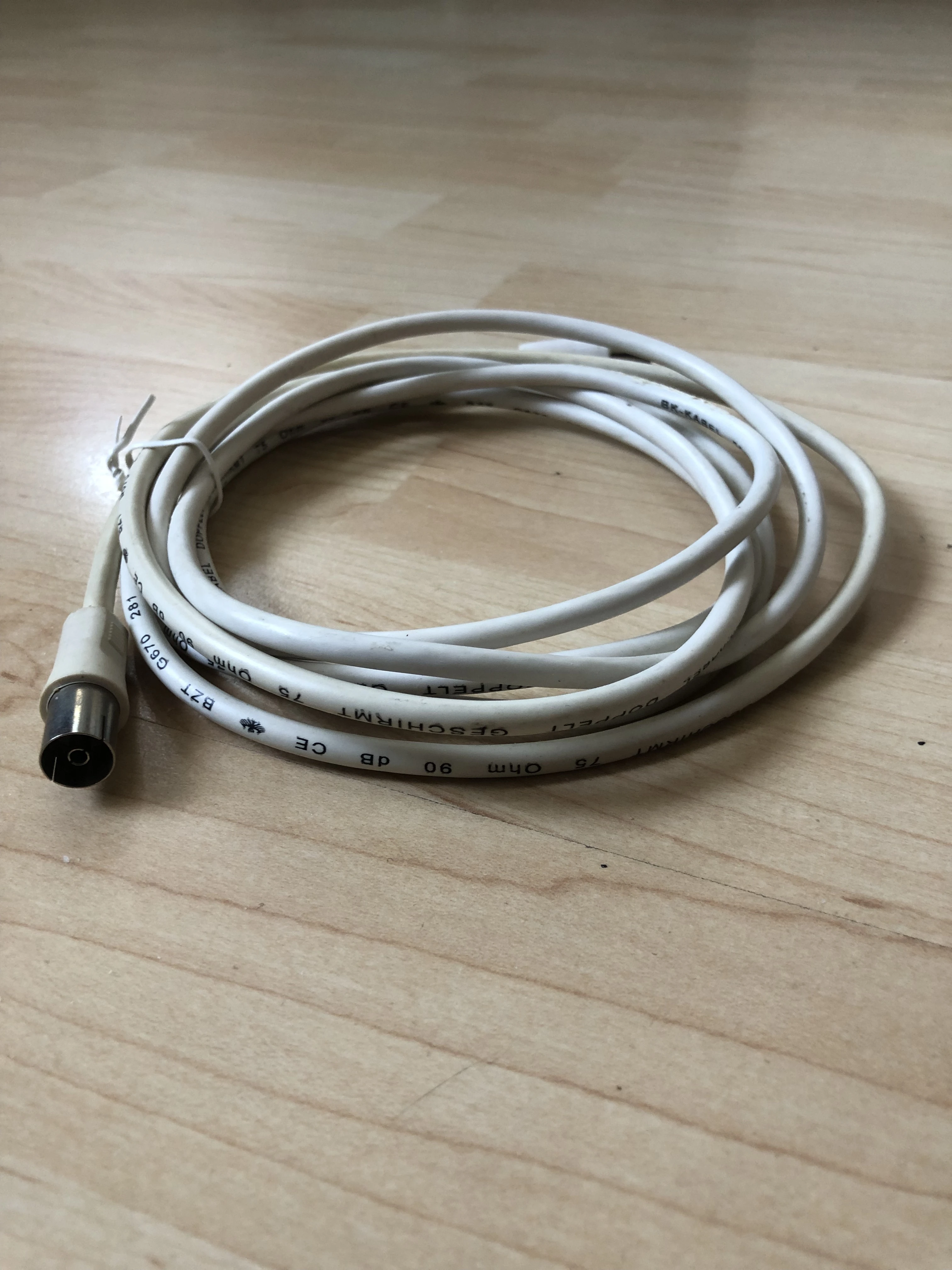 Antennenkabel Koax-Stecker auf Koax-Buchse
