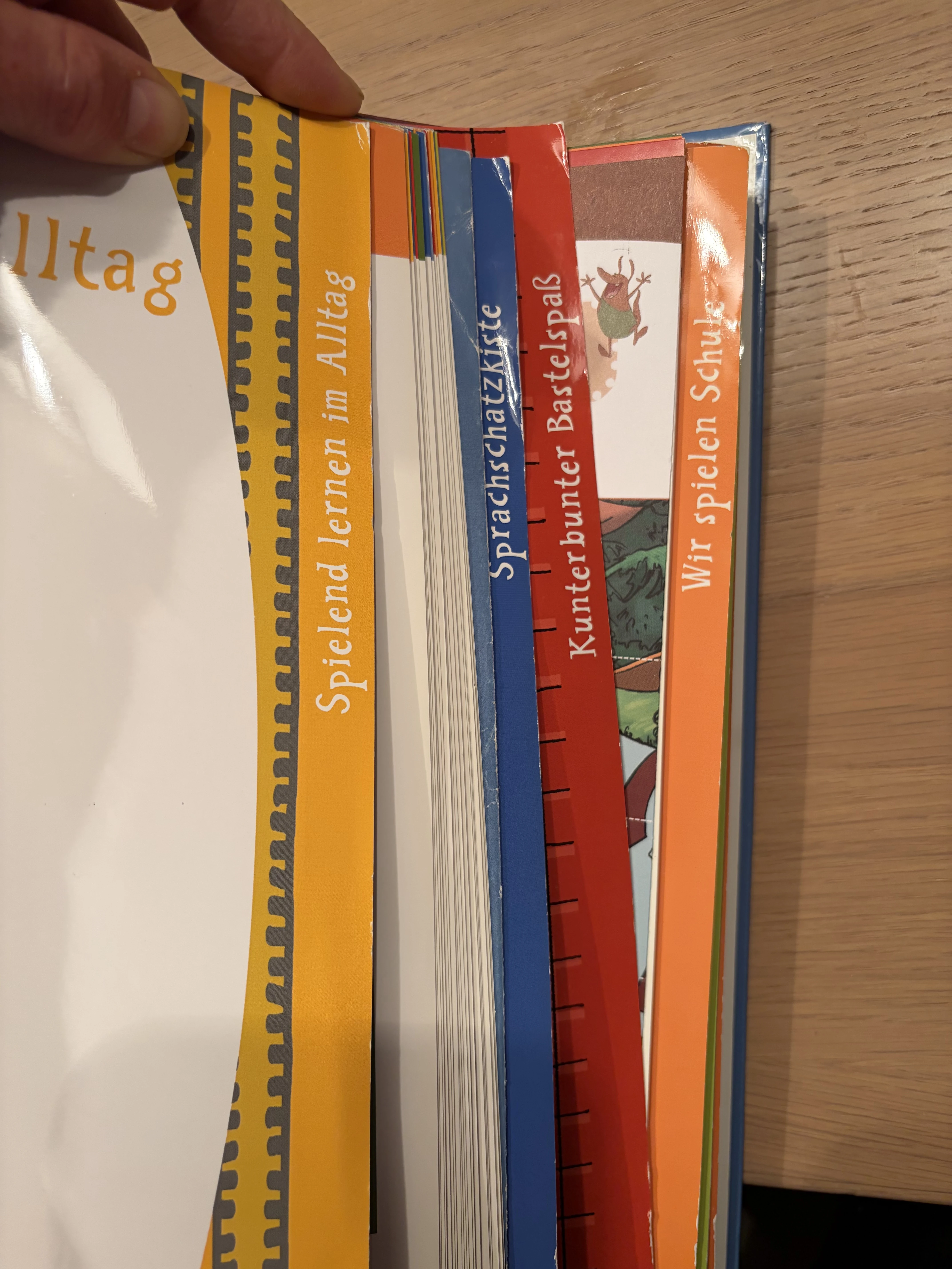 Aufteilung des Ordners 