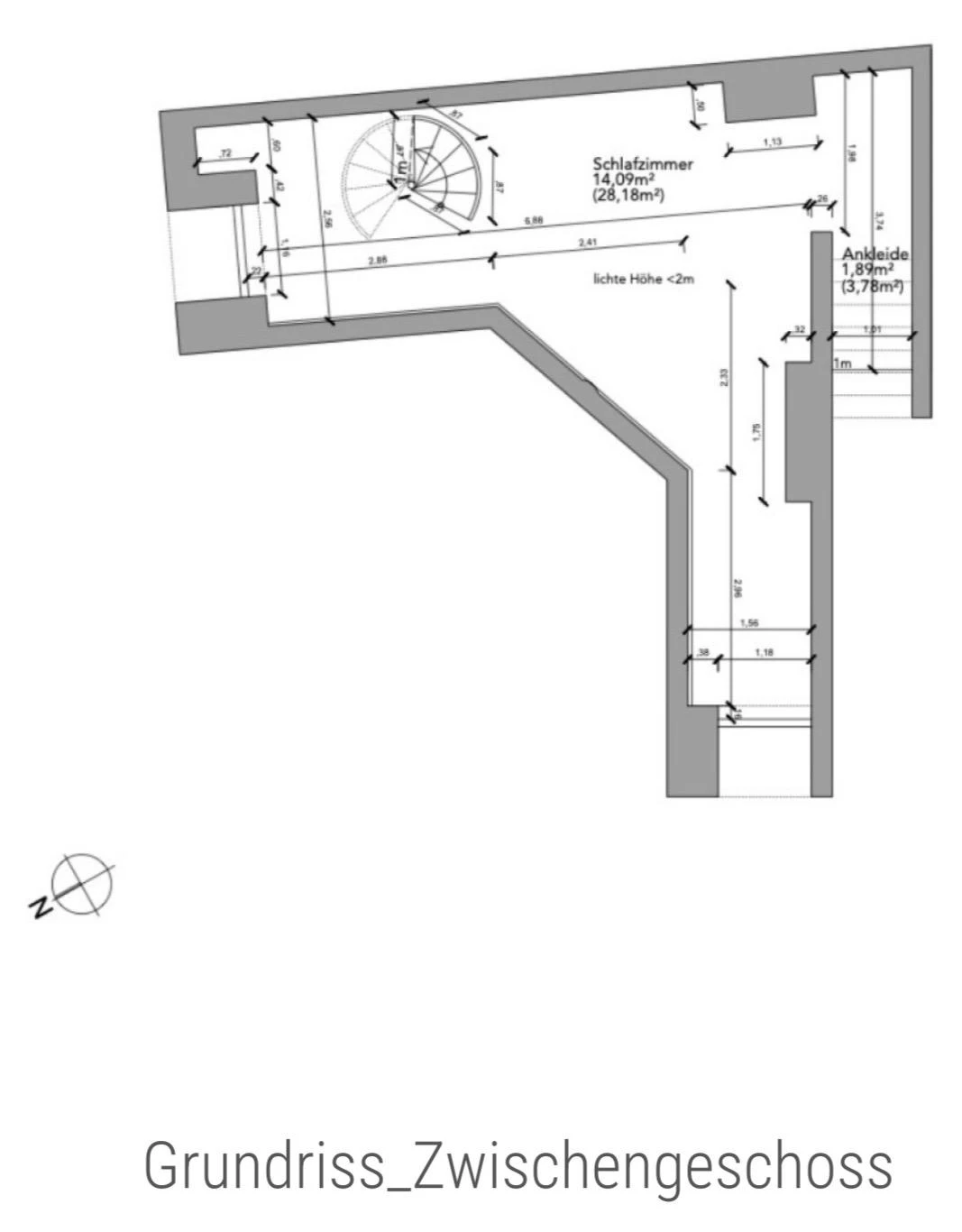 Grundriss Schlafzimmer