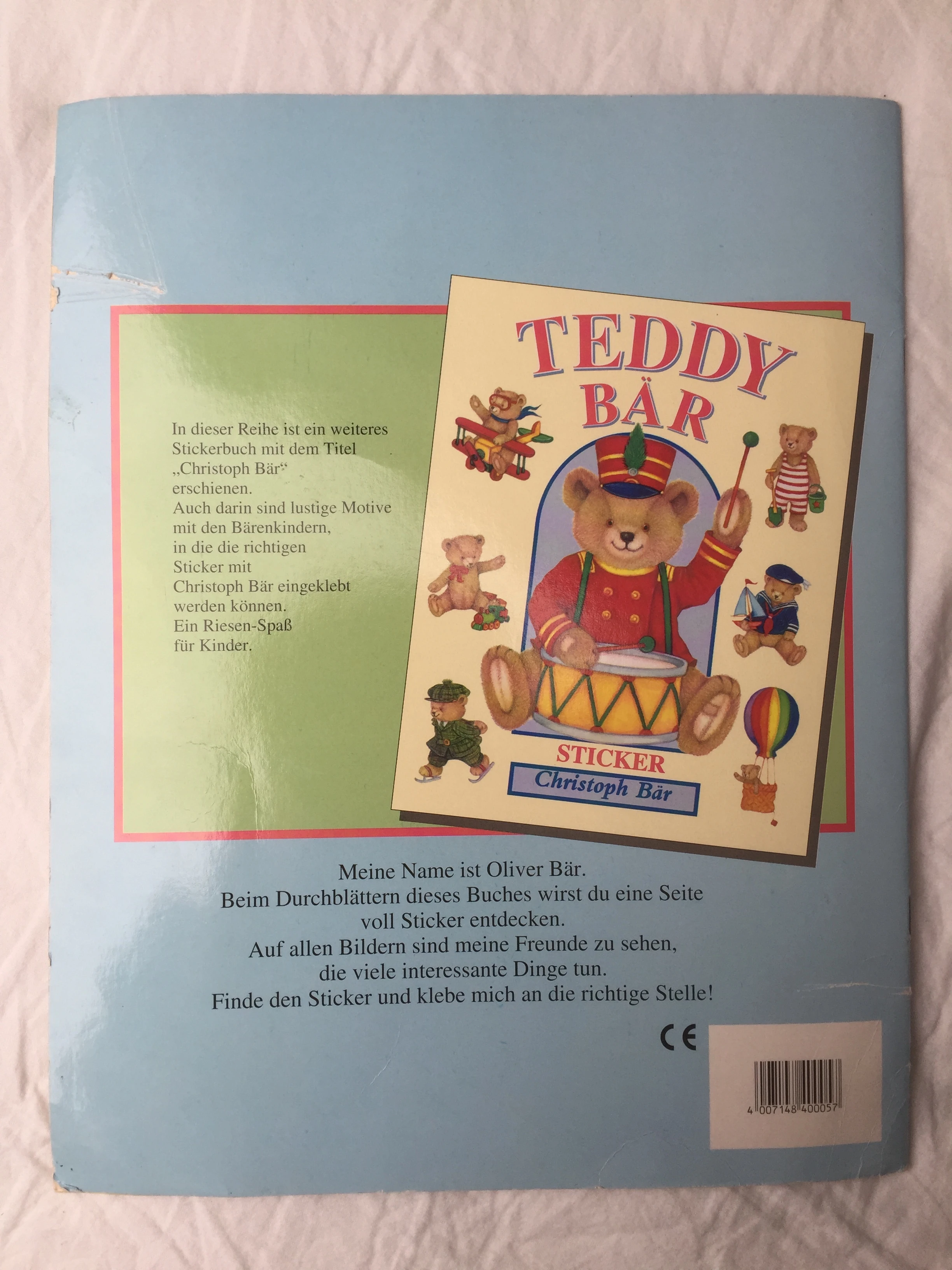 Teddy Bär Stickeralbum 1995 sehr selten 