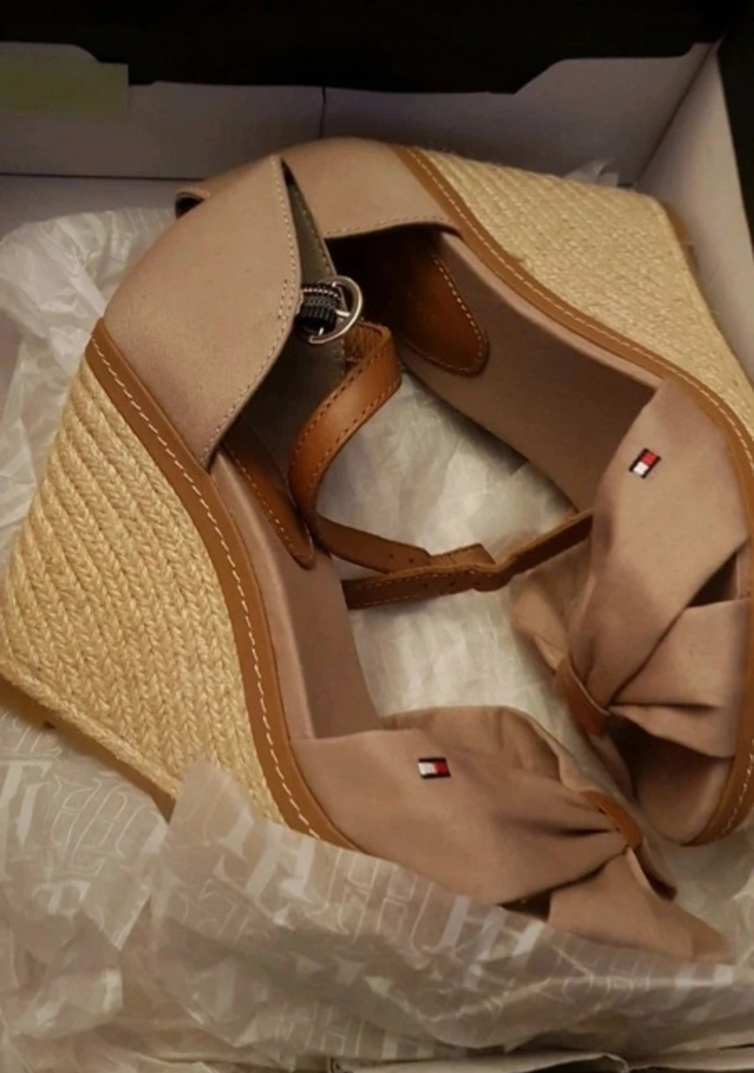 Neu Tommy Hilfiger Damen Wedge Espadrilles Keilabsatz Gr. 39