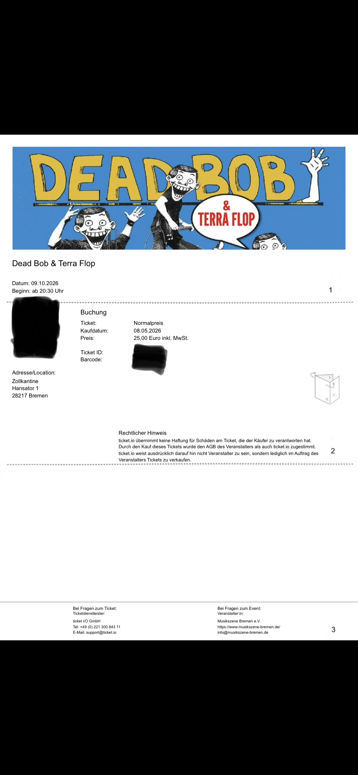 E-Tickets Dead Bob/Terra Flop