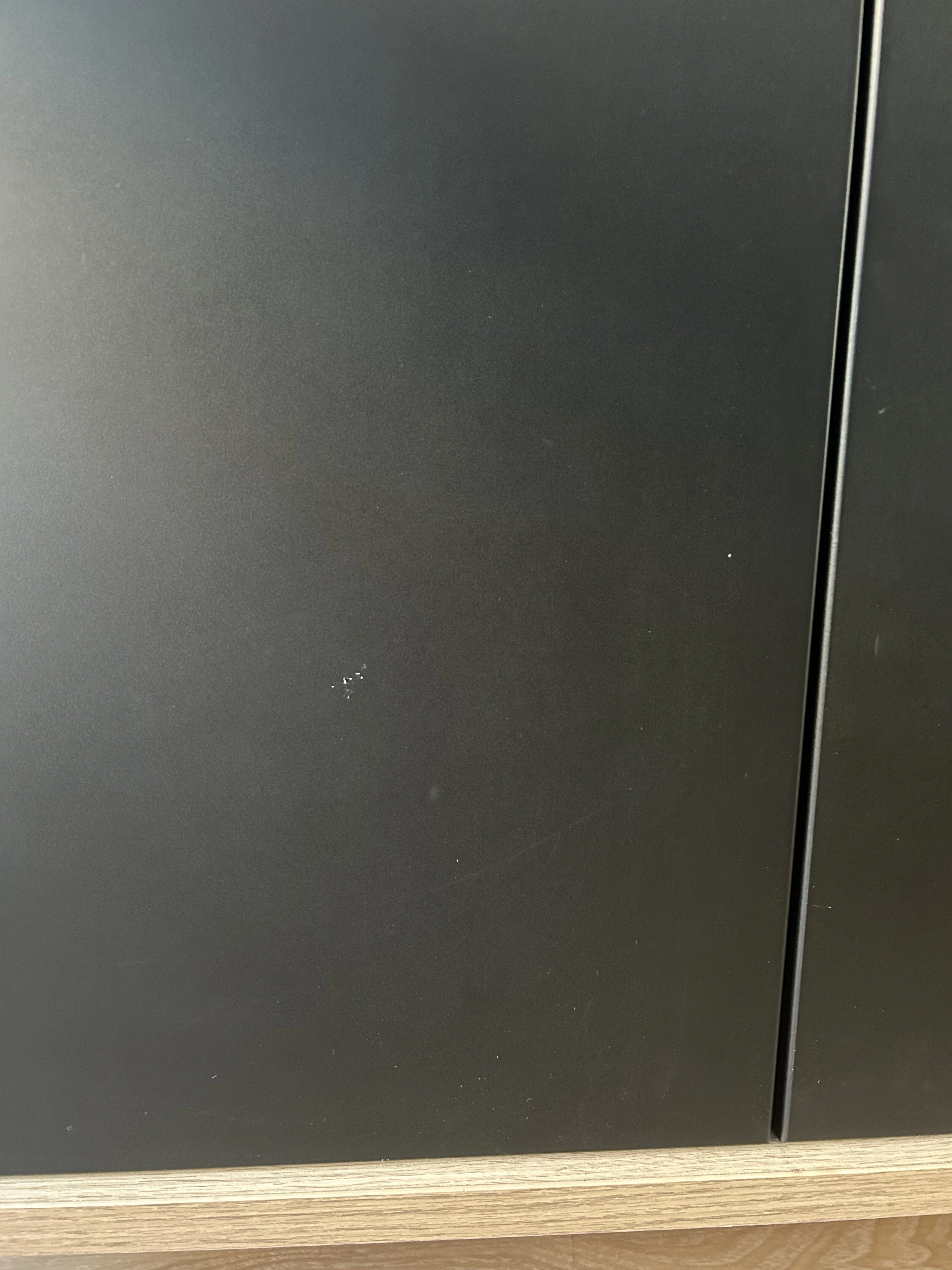 Leichte Spuren in der Front 