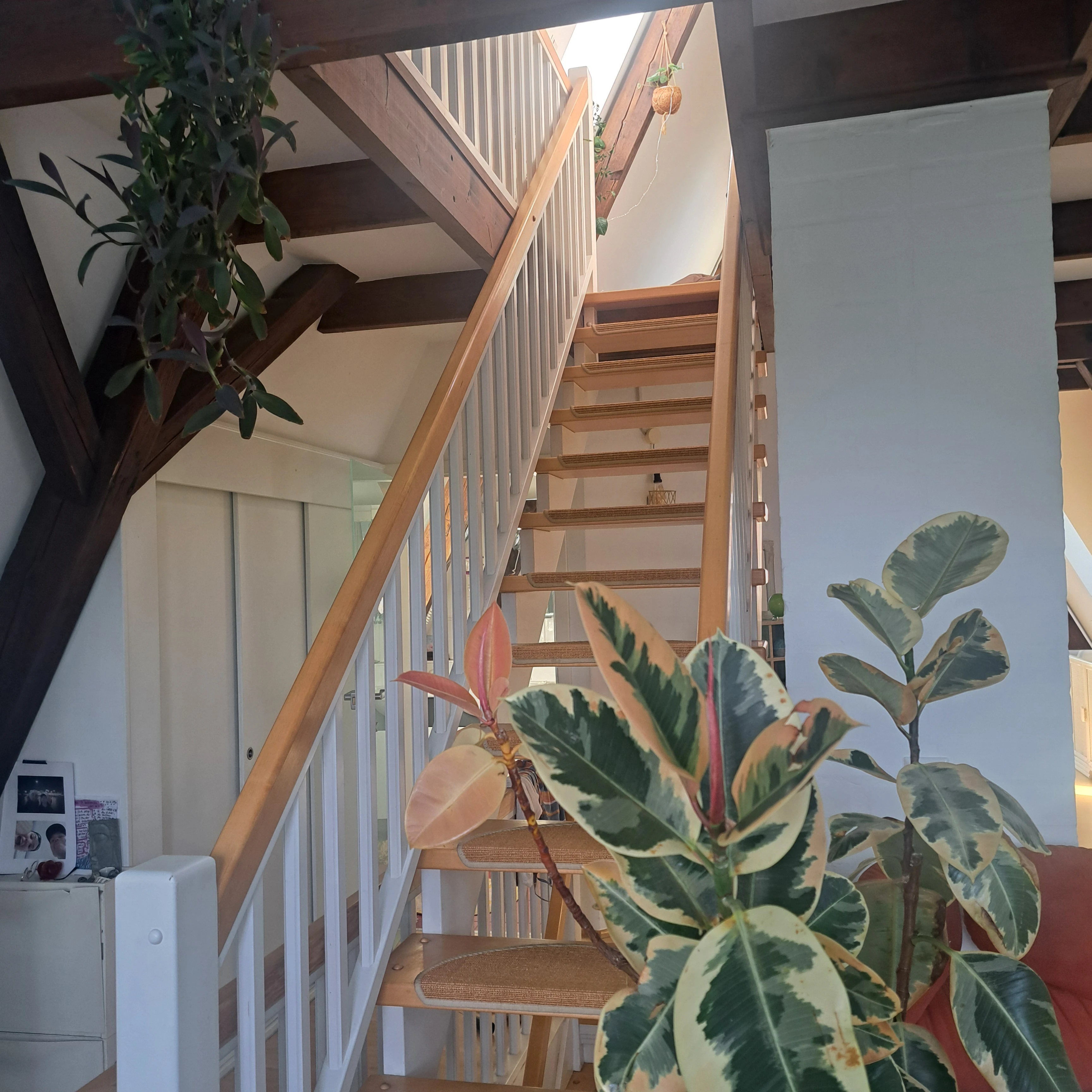 Treppe zur Schlafempore