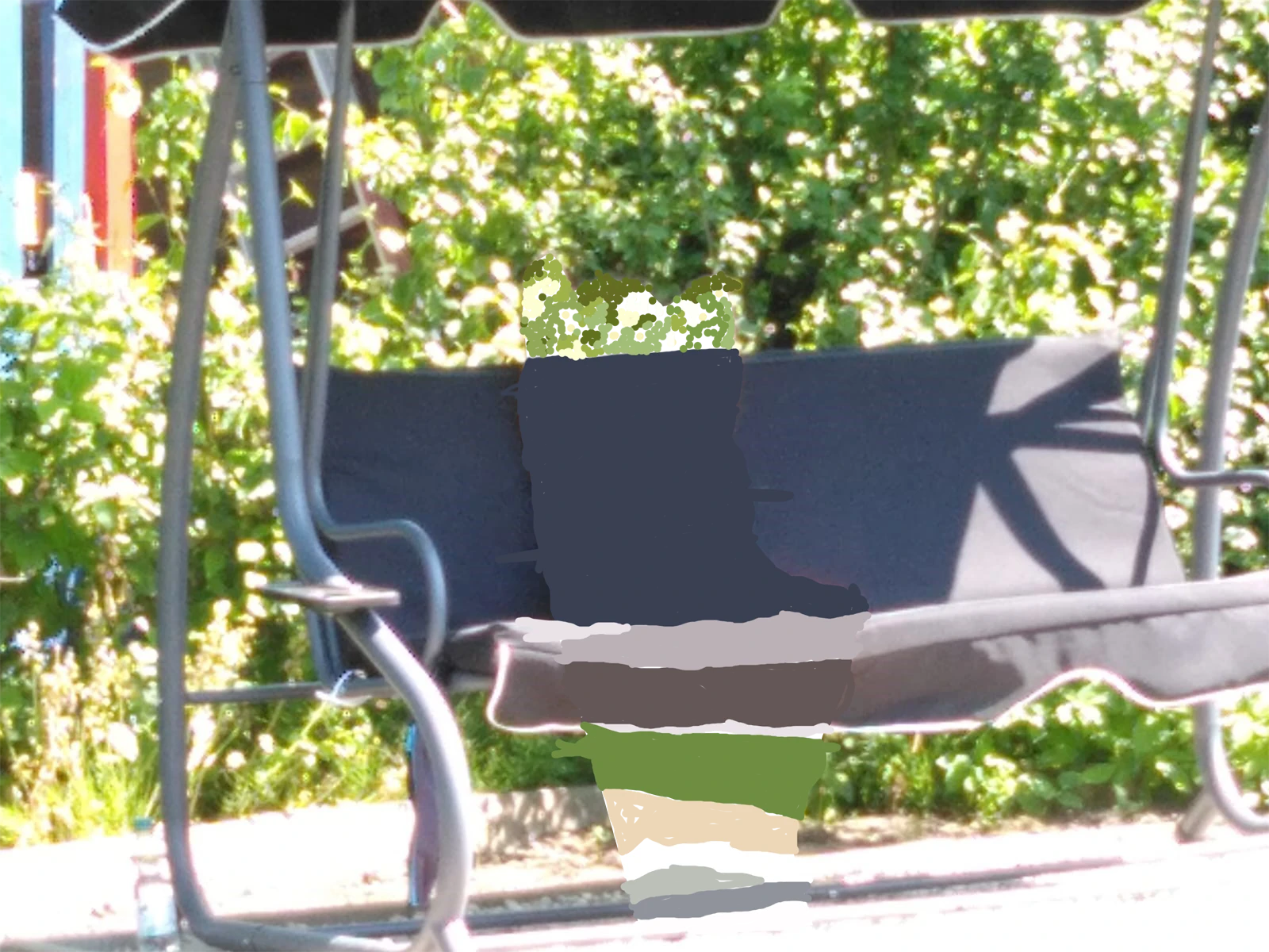 Schaukel ist abgebaut