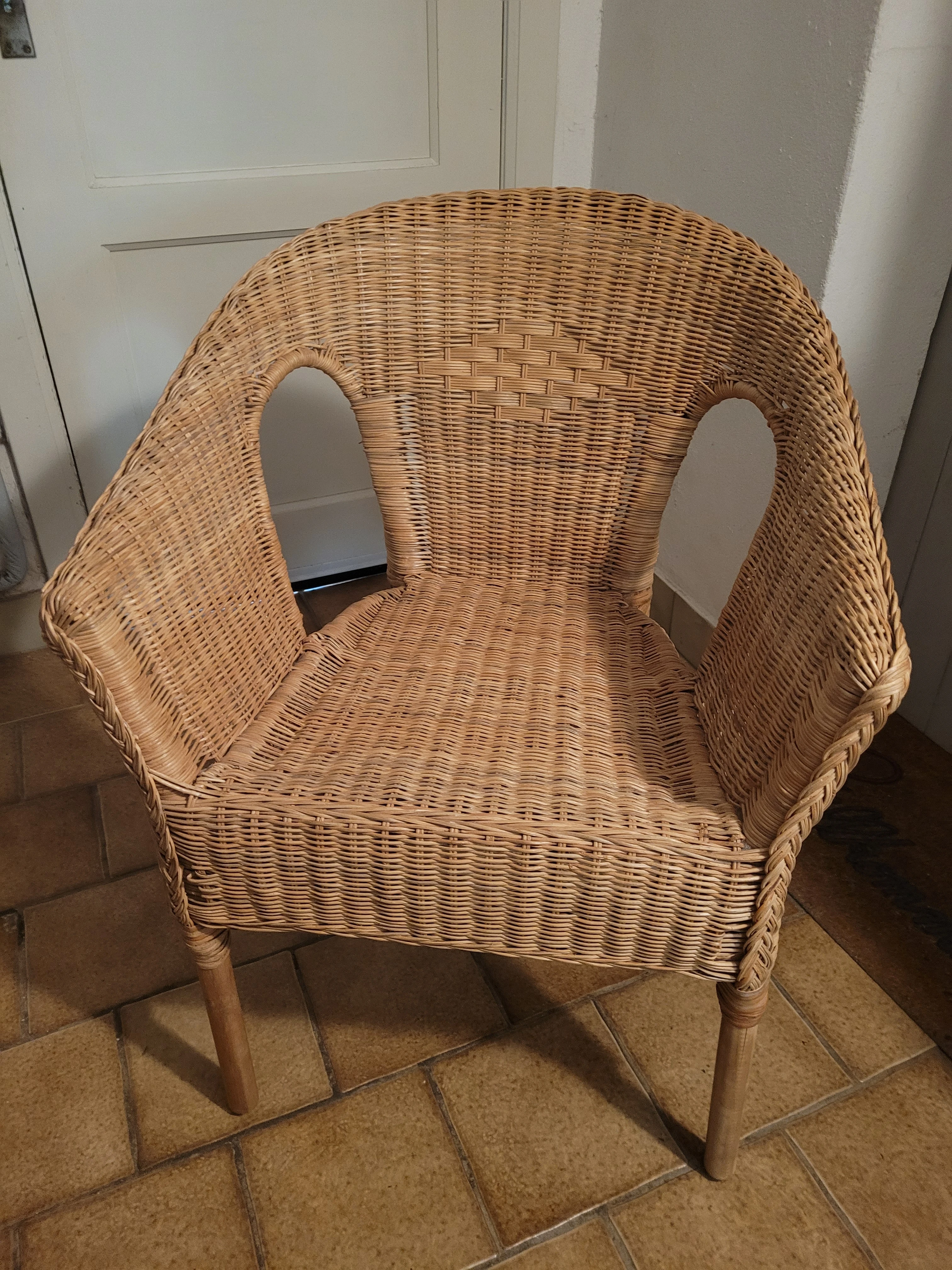 Rattansessel