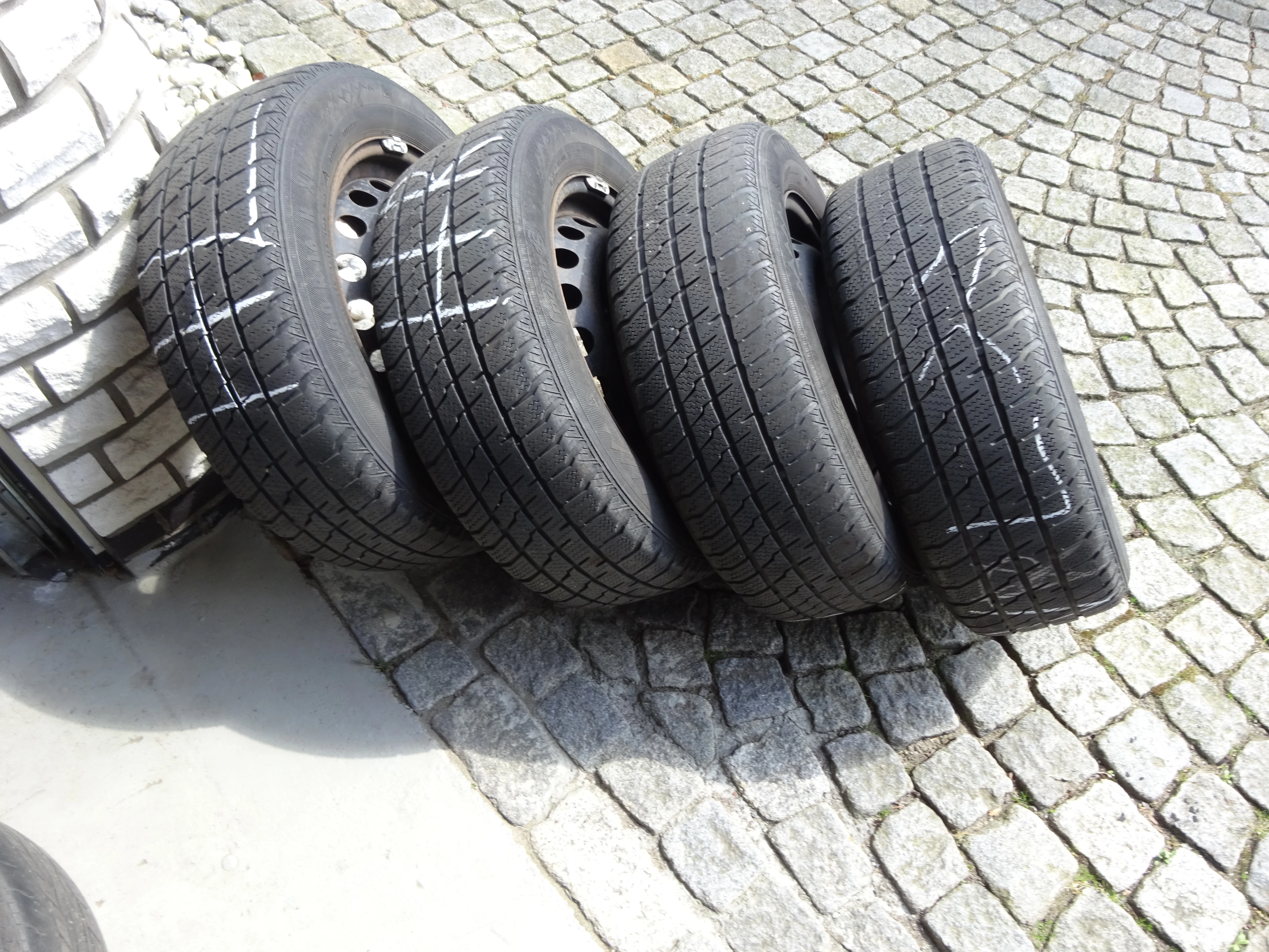 4 Stahlfelgen mit WR