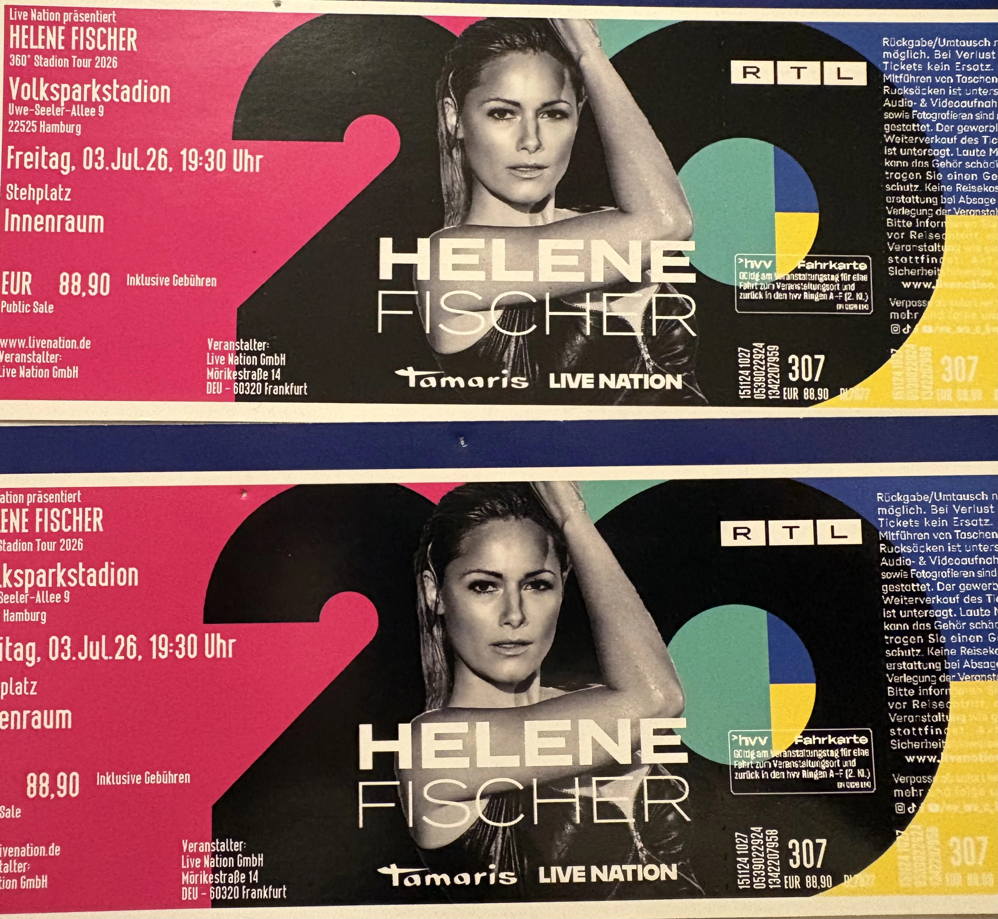 2 x Tickets