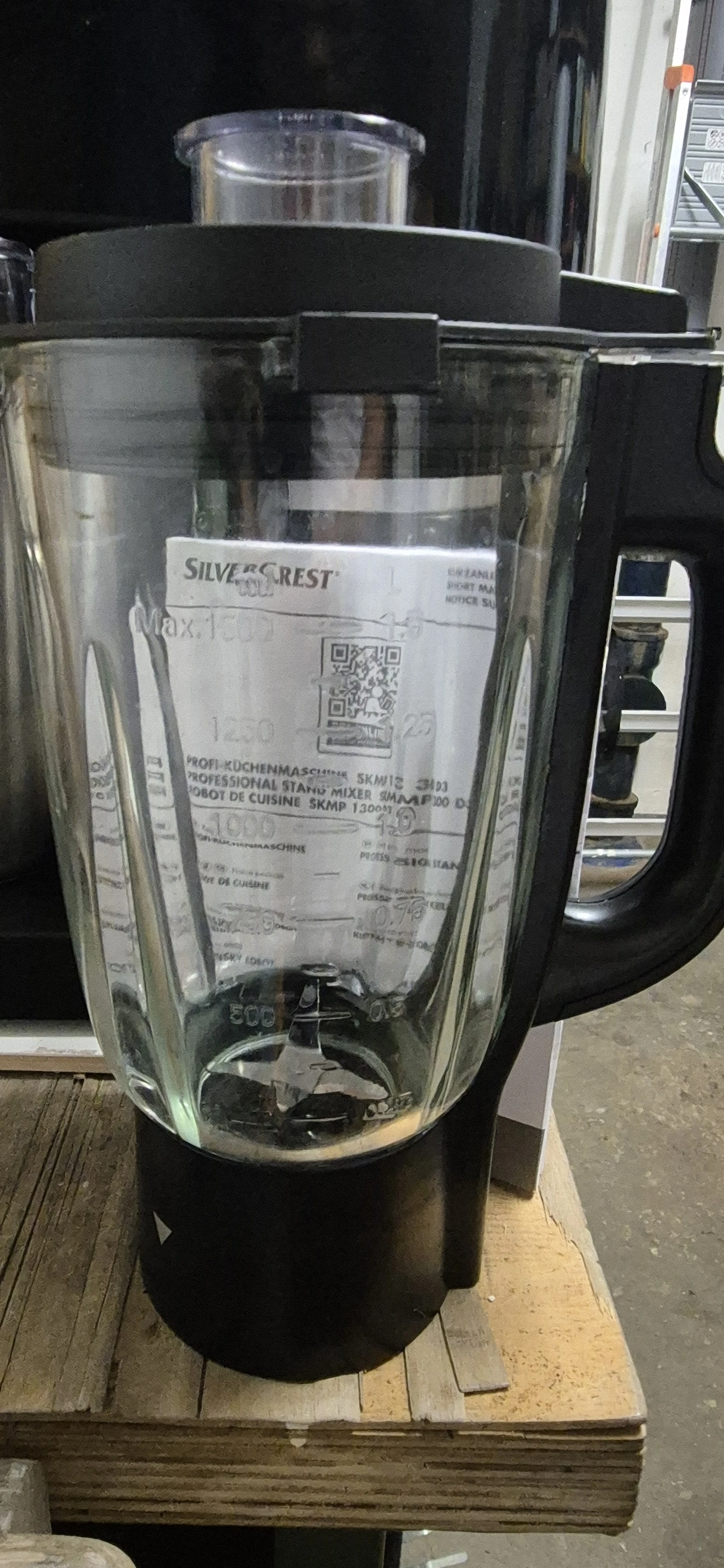 Mixaufsatz aus Glas