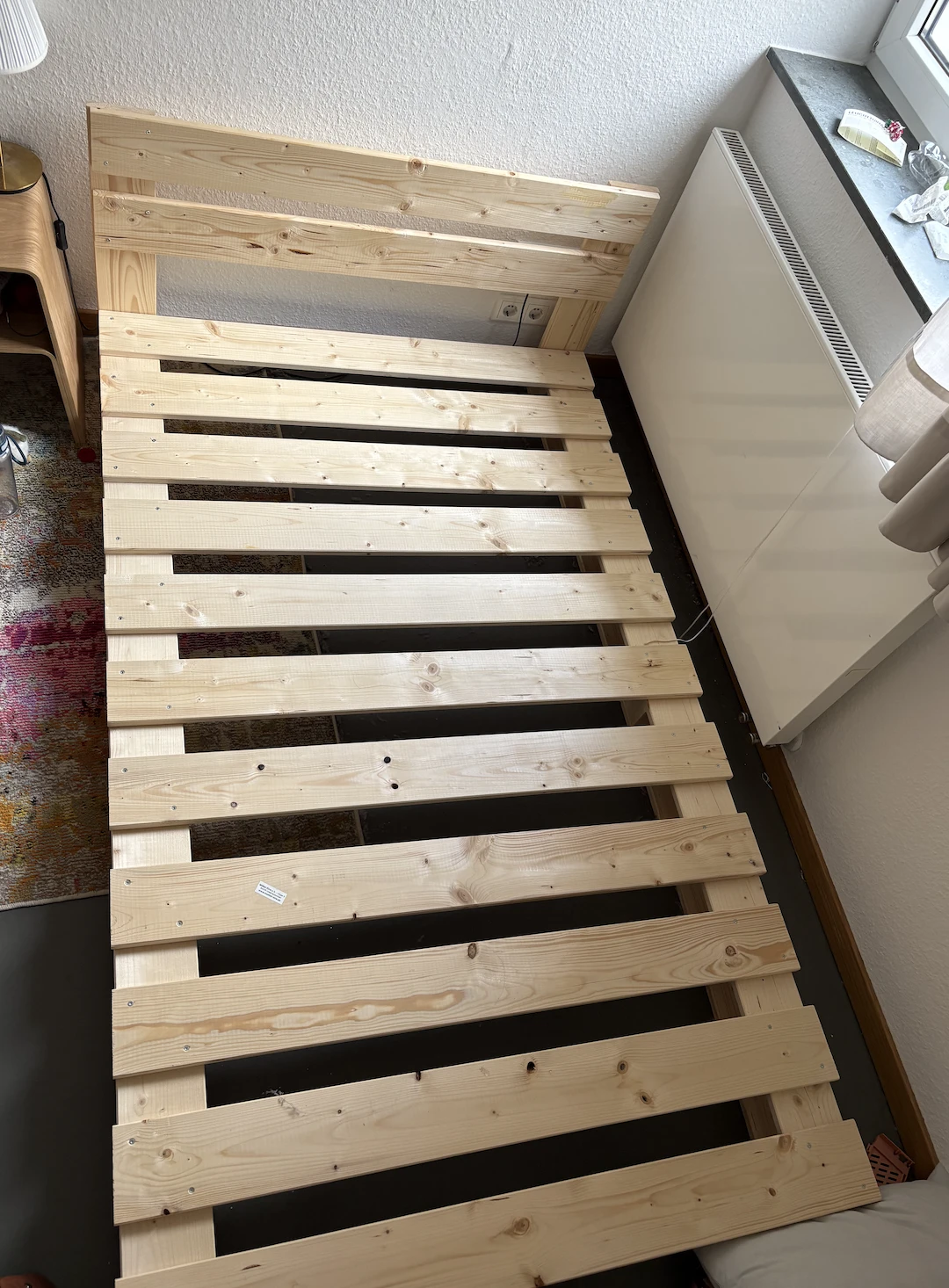 Noch ein Bild vom Bett:)
