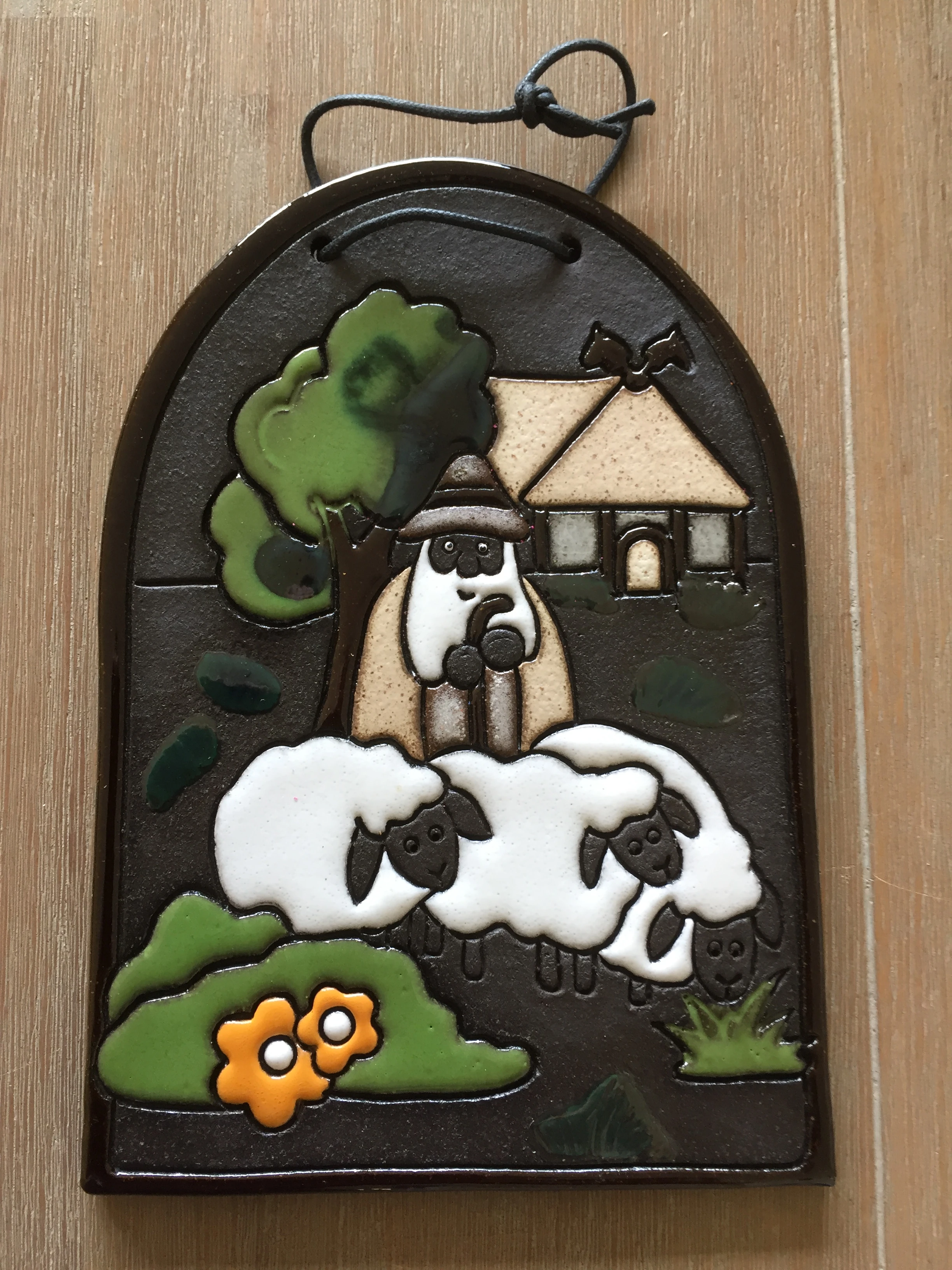 Design Keramikplatte Wandbild Schäfer Worpswede 