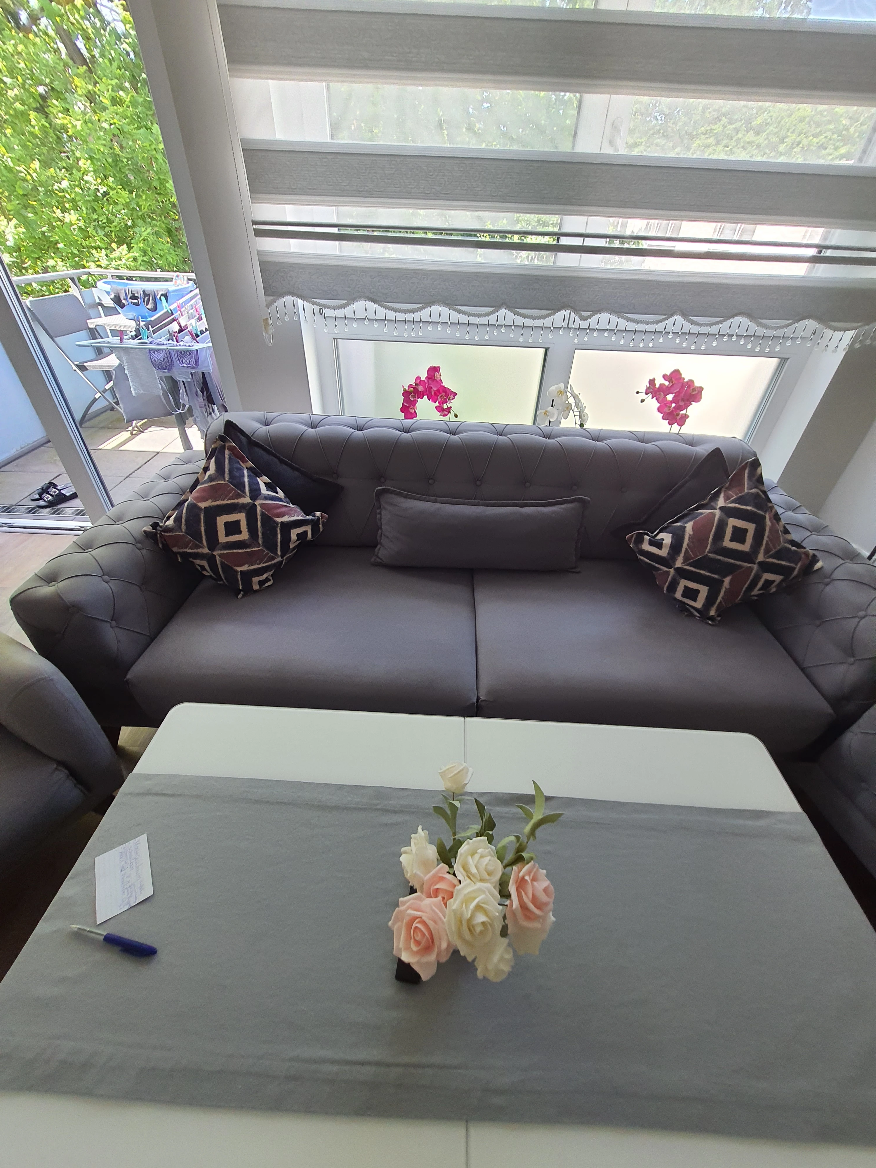 Drei Sitz sofa