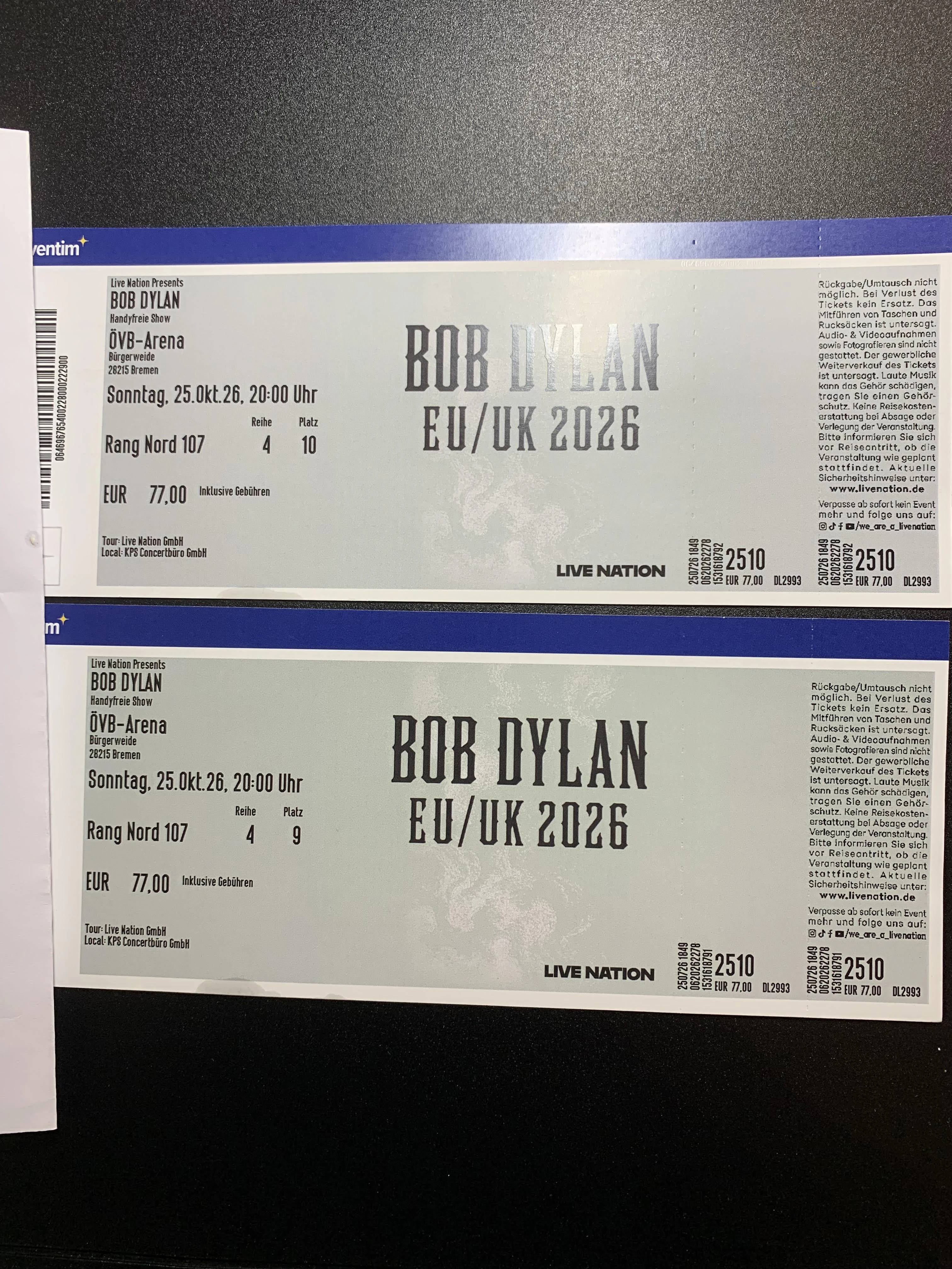 Dylan-Karten