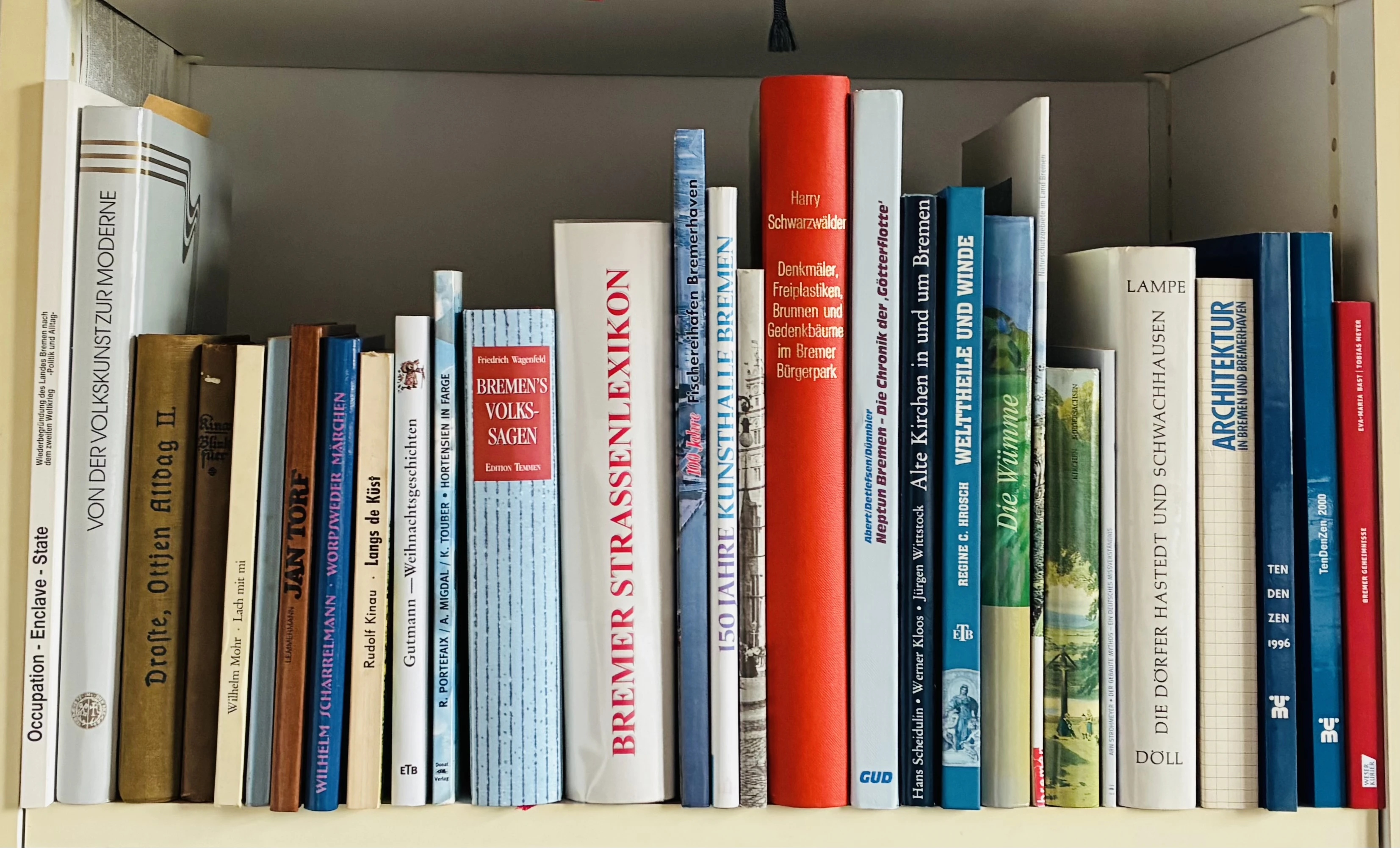 die angebotenen Bücher