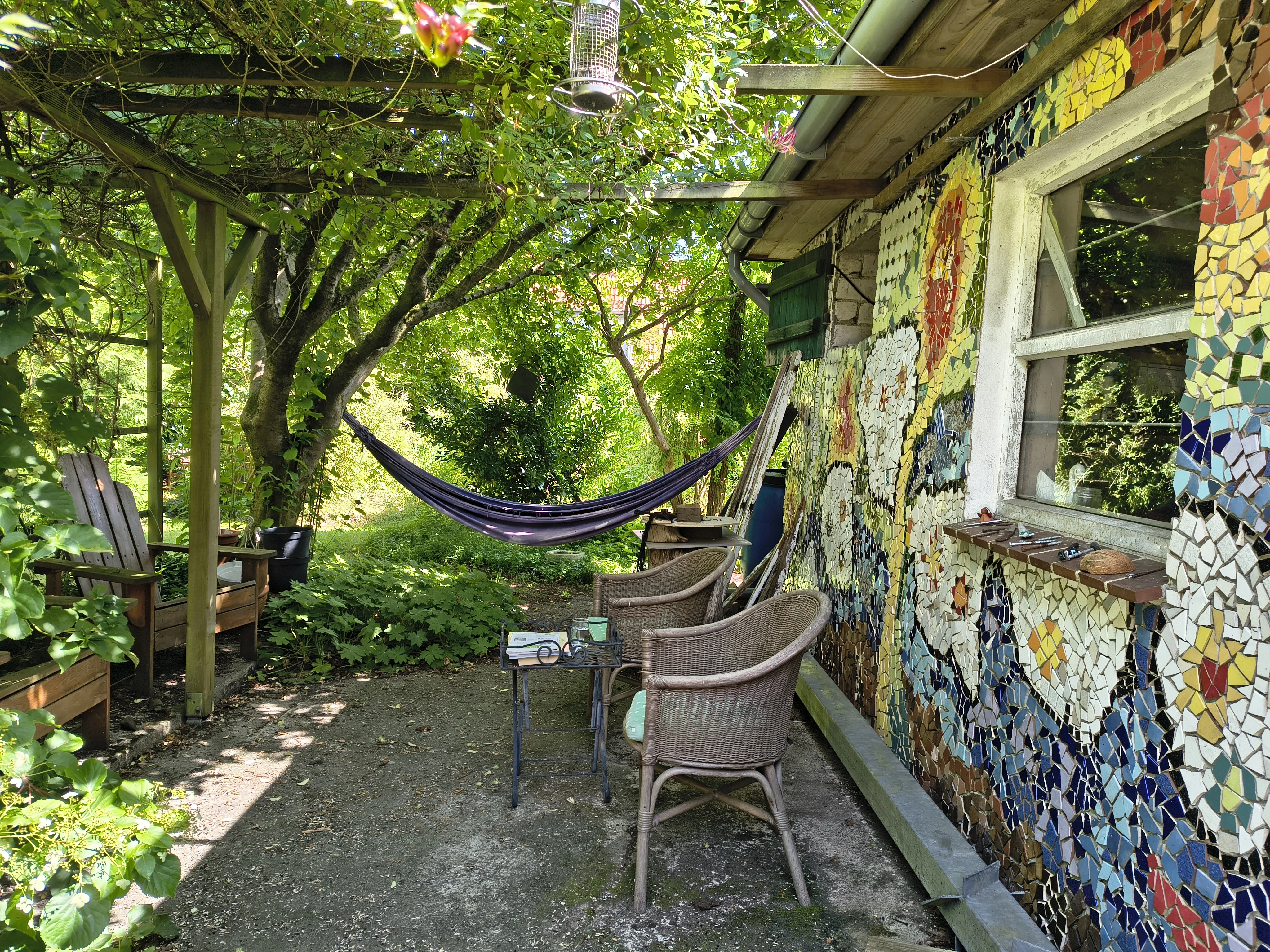 Schattenplatz im Garten