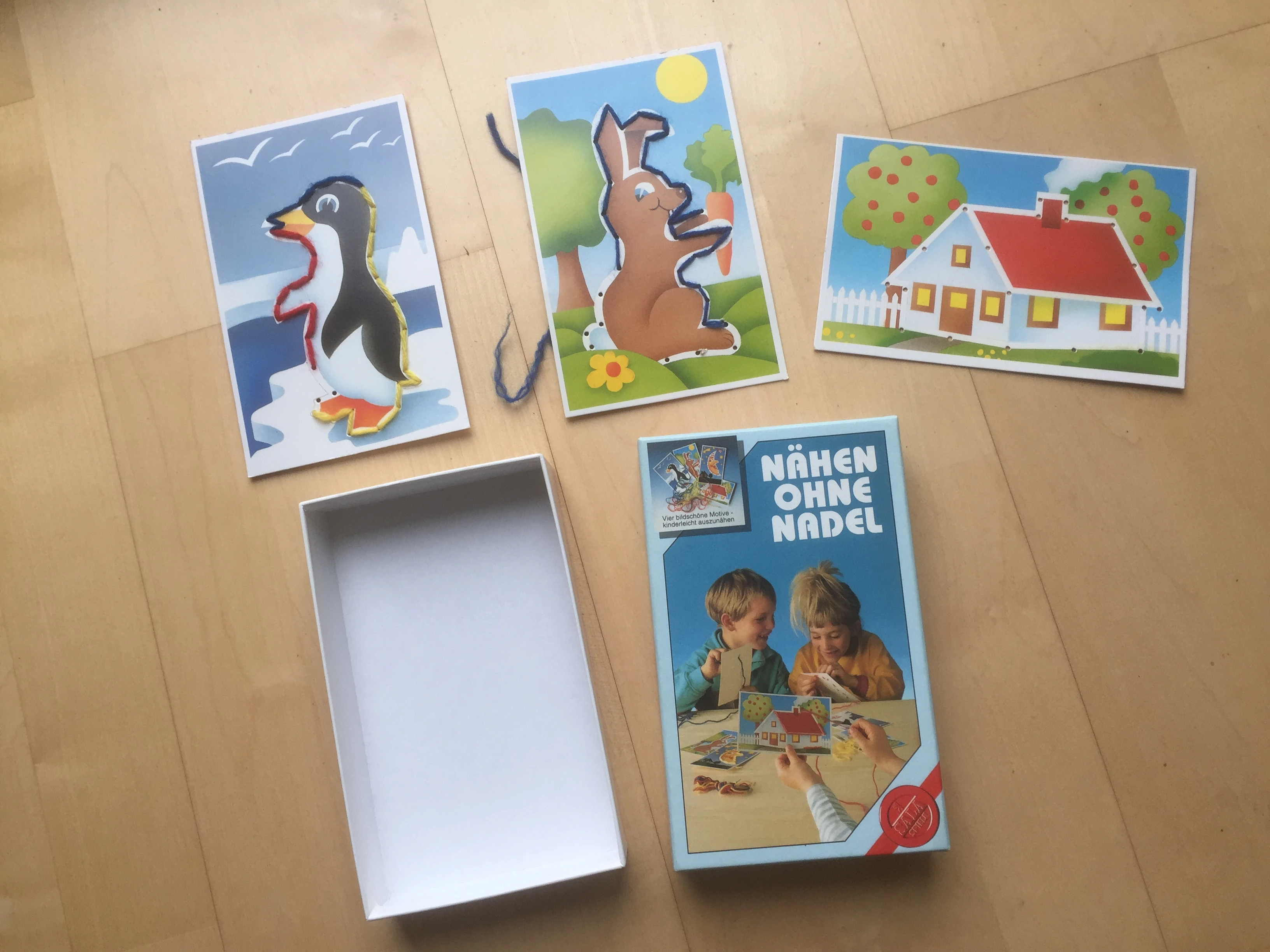   Nähen ohne Nadel - Kinder / Reise-Spiel 