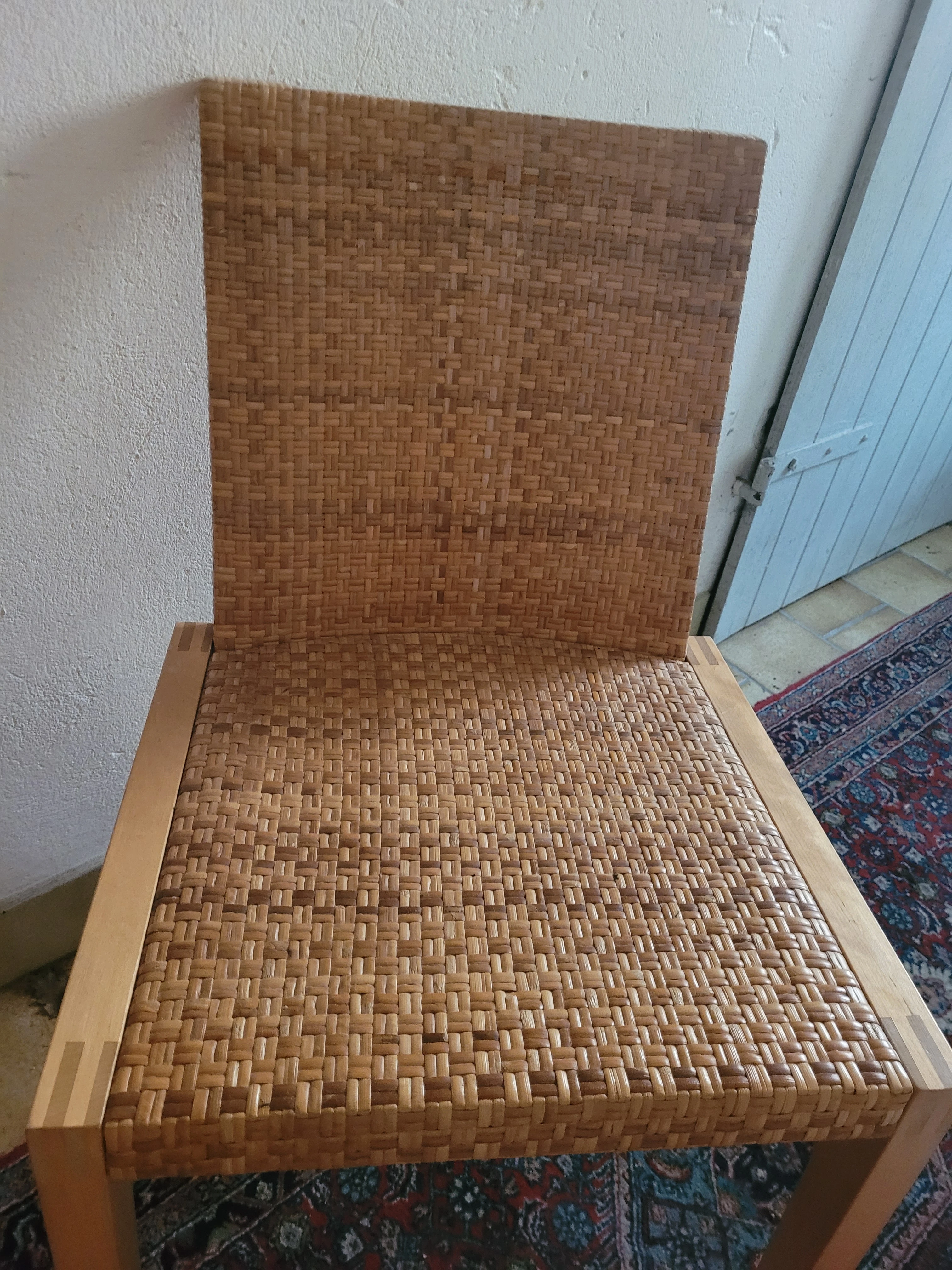 2 Rattanstühle zusammen 15