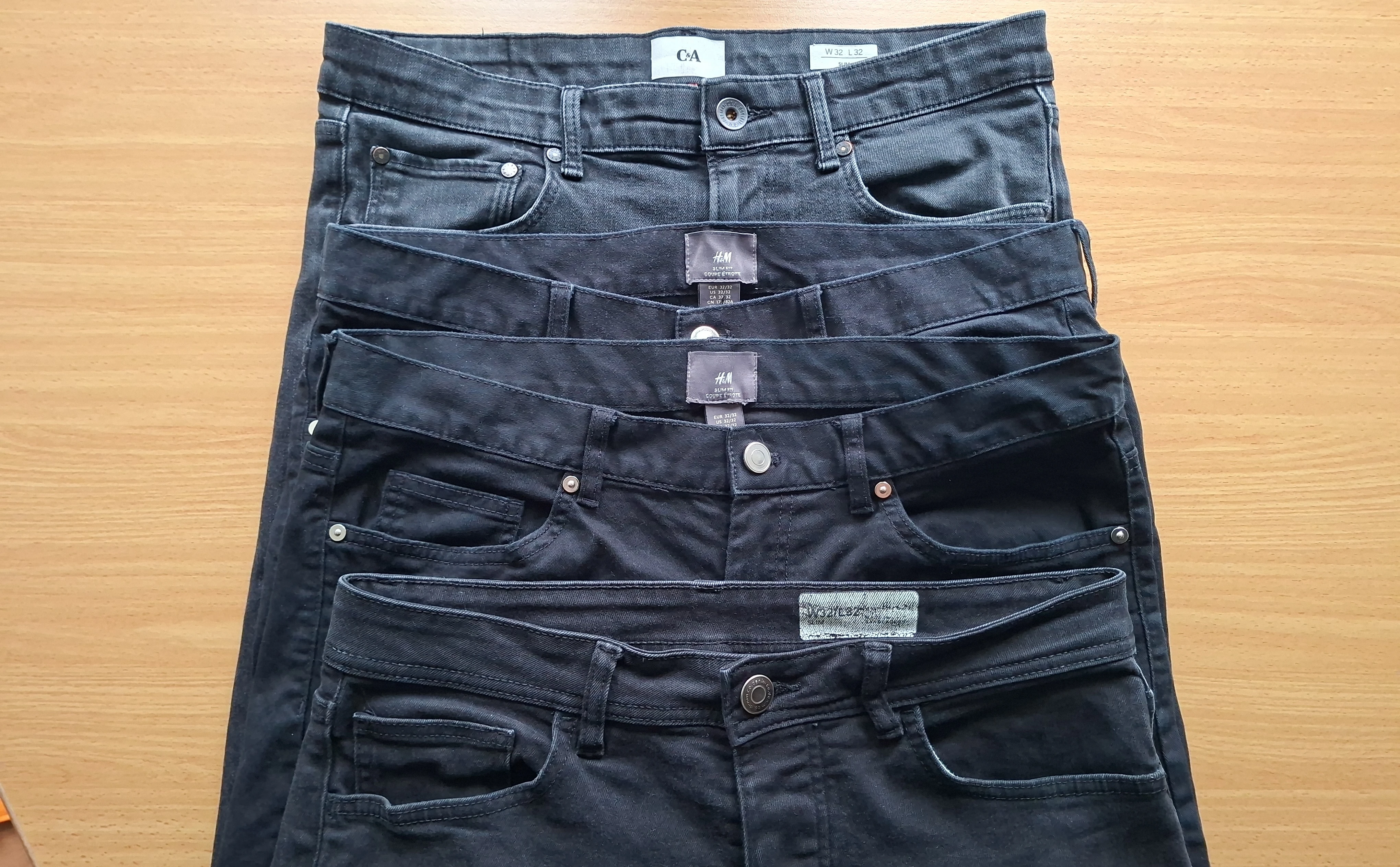 schwarze Jeans Gr.32/32