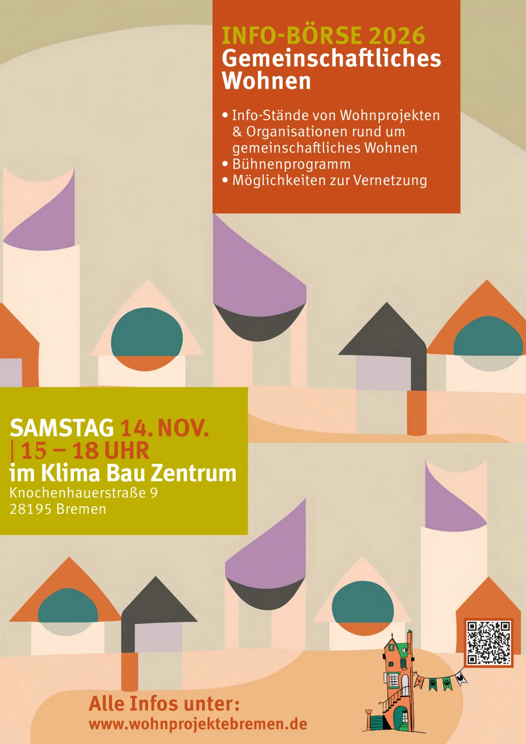 Plakat zur Info-Börse