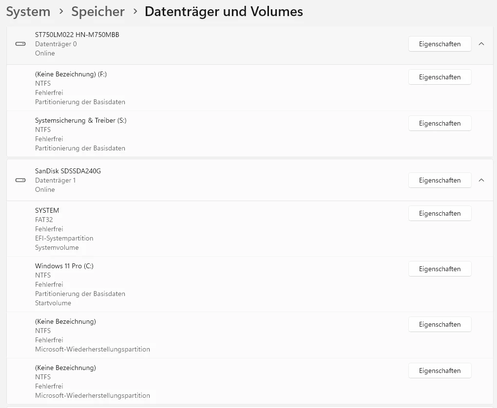 Systeminfo-Screenshot